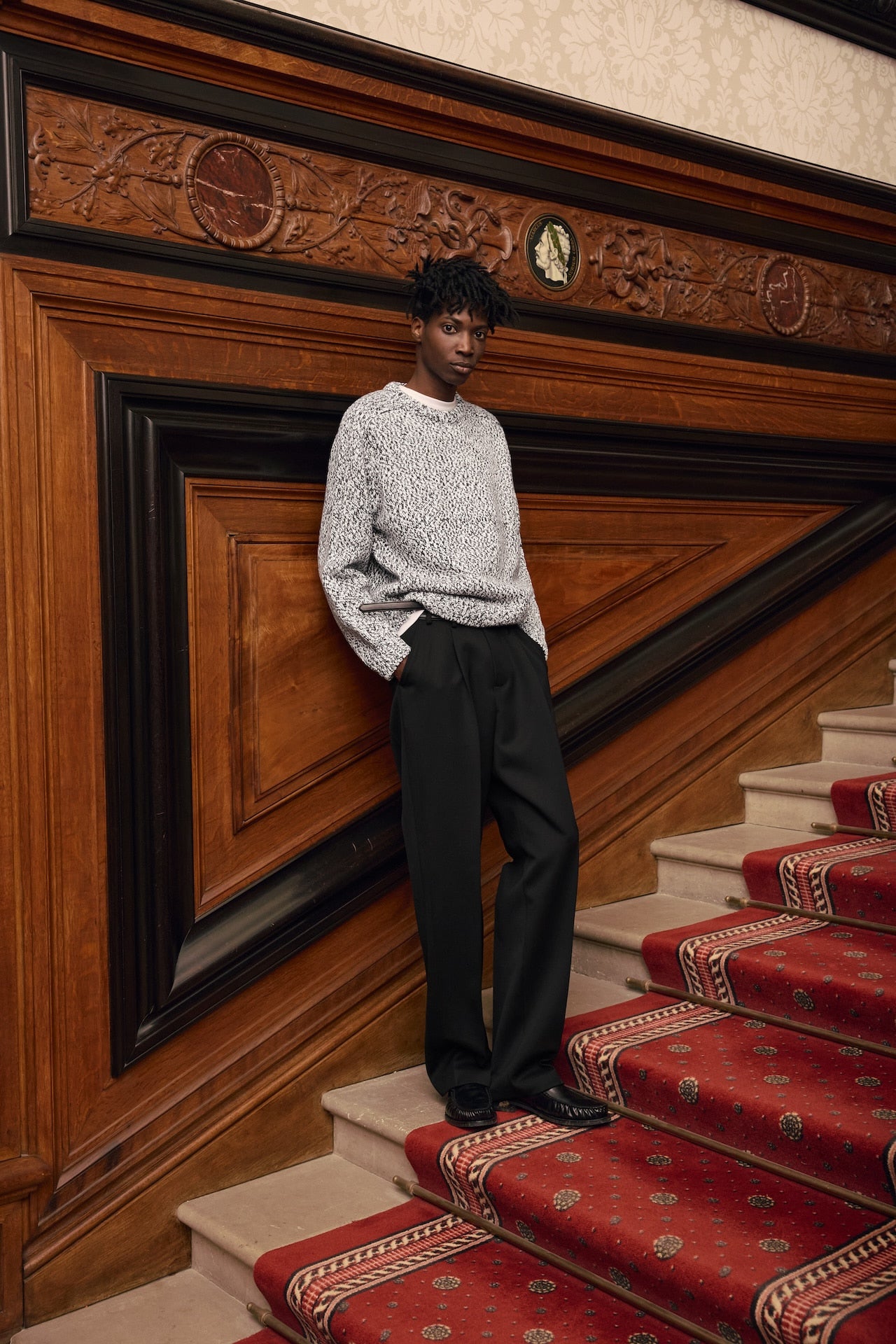 STU - Heather Round Neck Knit (OC) product image 8 | TRAB K-Fashion Australia