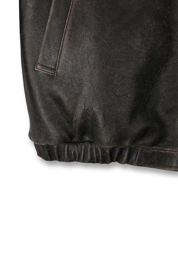 Art if acts - Vintage Leather Swing Jacket (Vintage Wood) product image 10 | TRAB K-Fashion Australia