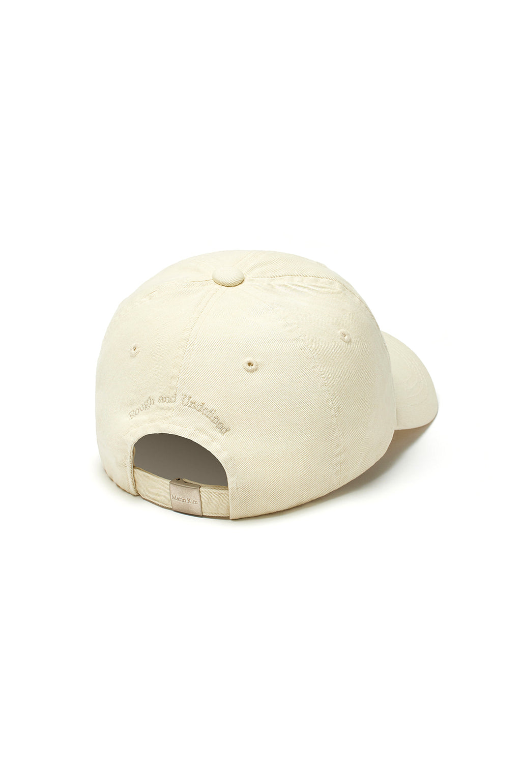 Matin Kim - Matin Logo Washed Ball Cap (Light Beige) product image 4 | TRAB K-Fashion Australia