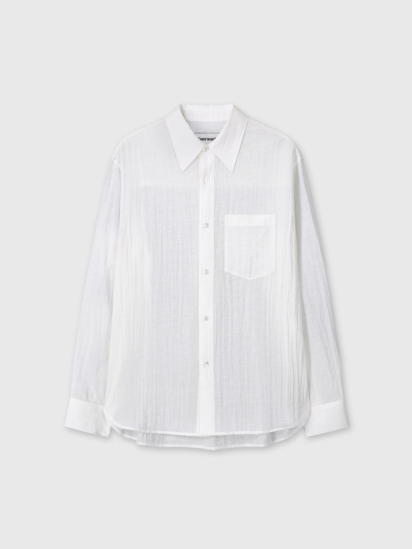 Tonywack - Linen Relaxed Fit Shirt (Off White) product image 7 | TRAB K-Fashion Australia