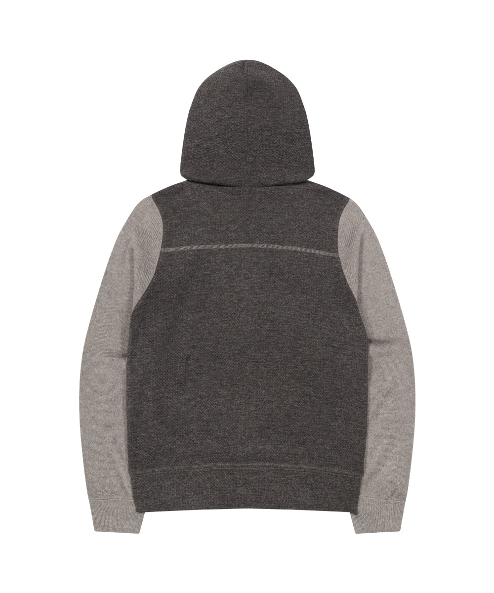Coyseio - Button Pocket Zip-Up Hoodie Cocoa product image 10 | TRAB K-Fashion Australia