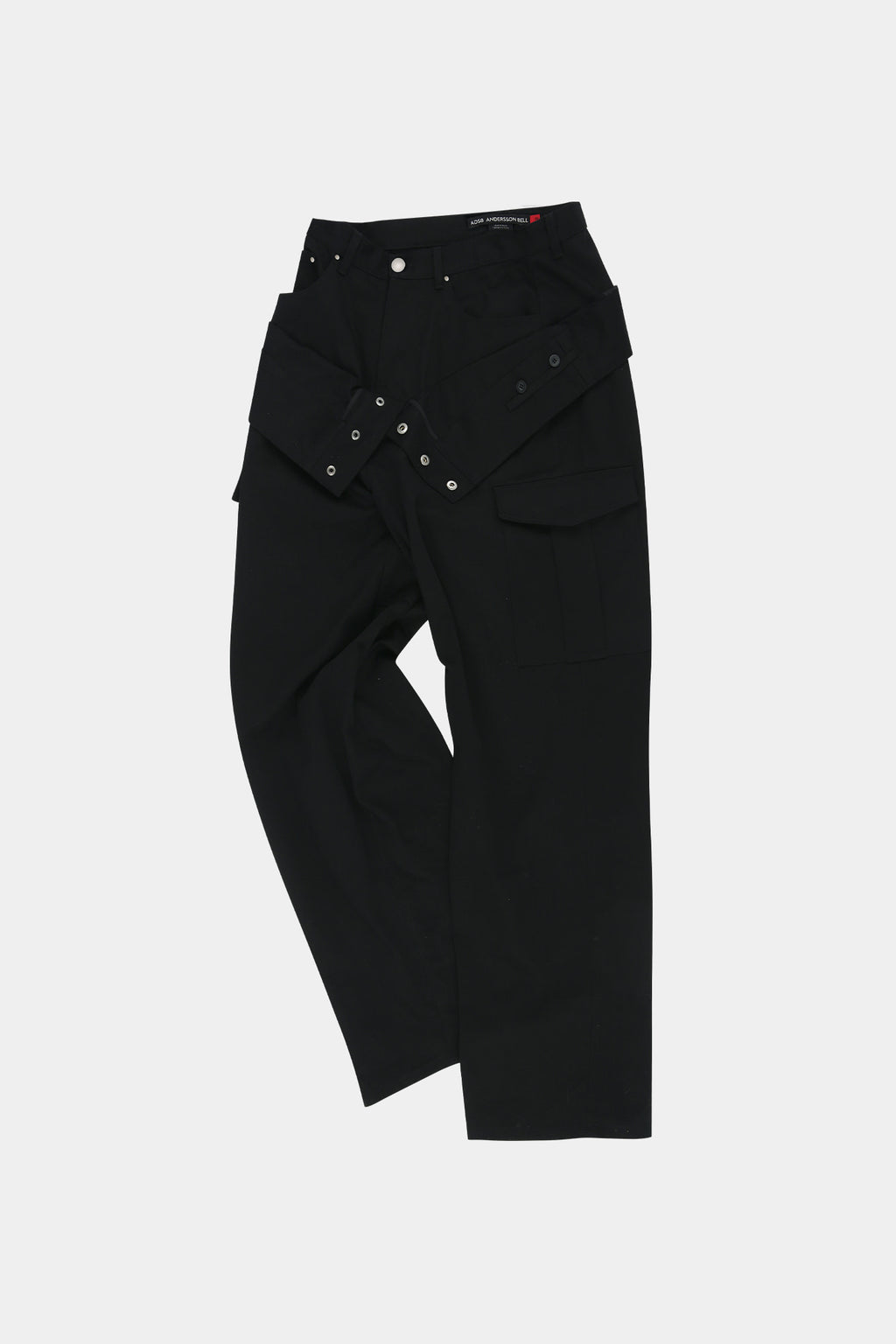 Andersson Bell - Unisex Double Waist Work Wide-Leg Jeans (Black) product image 11 | TRAB K-Fashion Australia