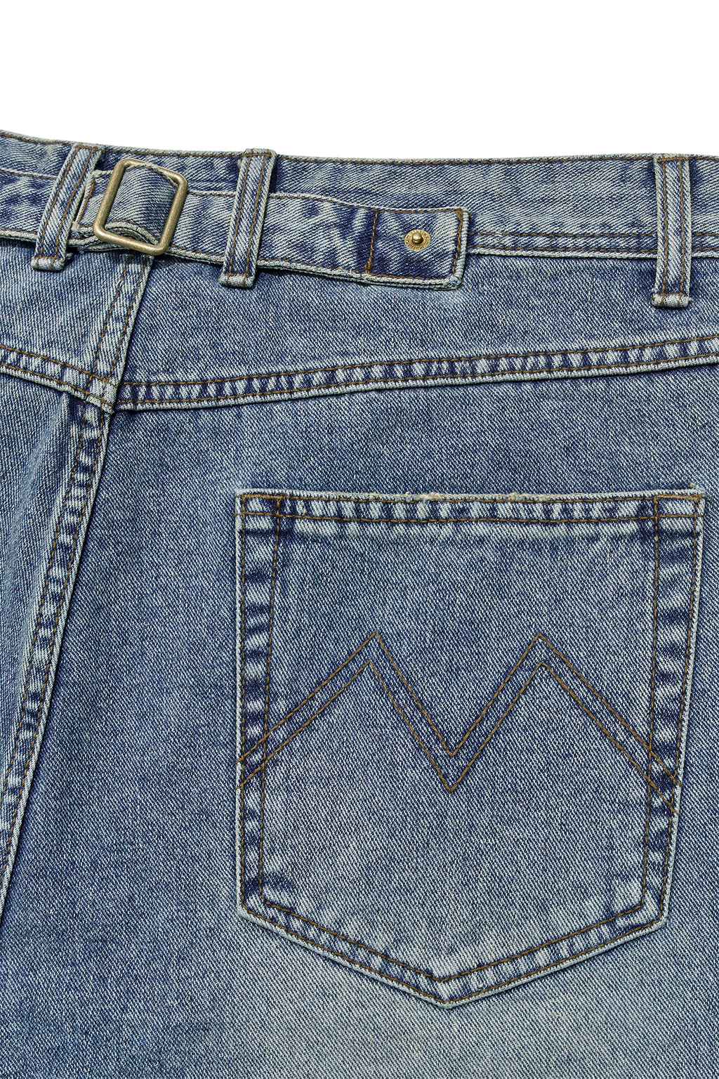 Matin Kim - Destroyed Vintage Wide Denim Pants (Light Blue) product image 6 | TRAB K-Fashion Australia