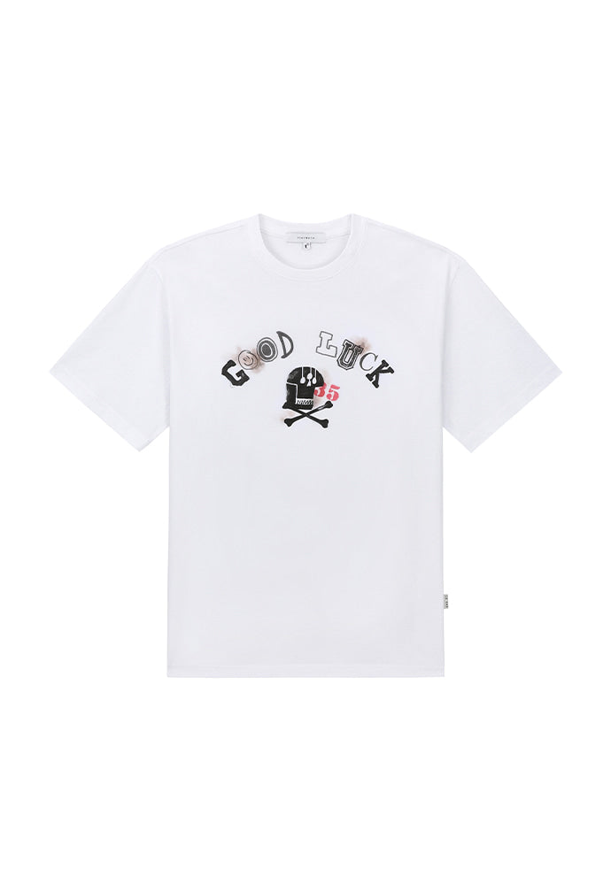 Tonywack - Stamp Skull T-Shirt (White) product image 4 | TRAB K-Fashion Australia