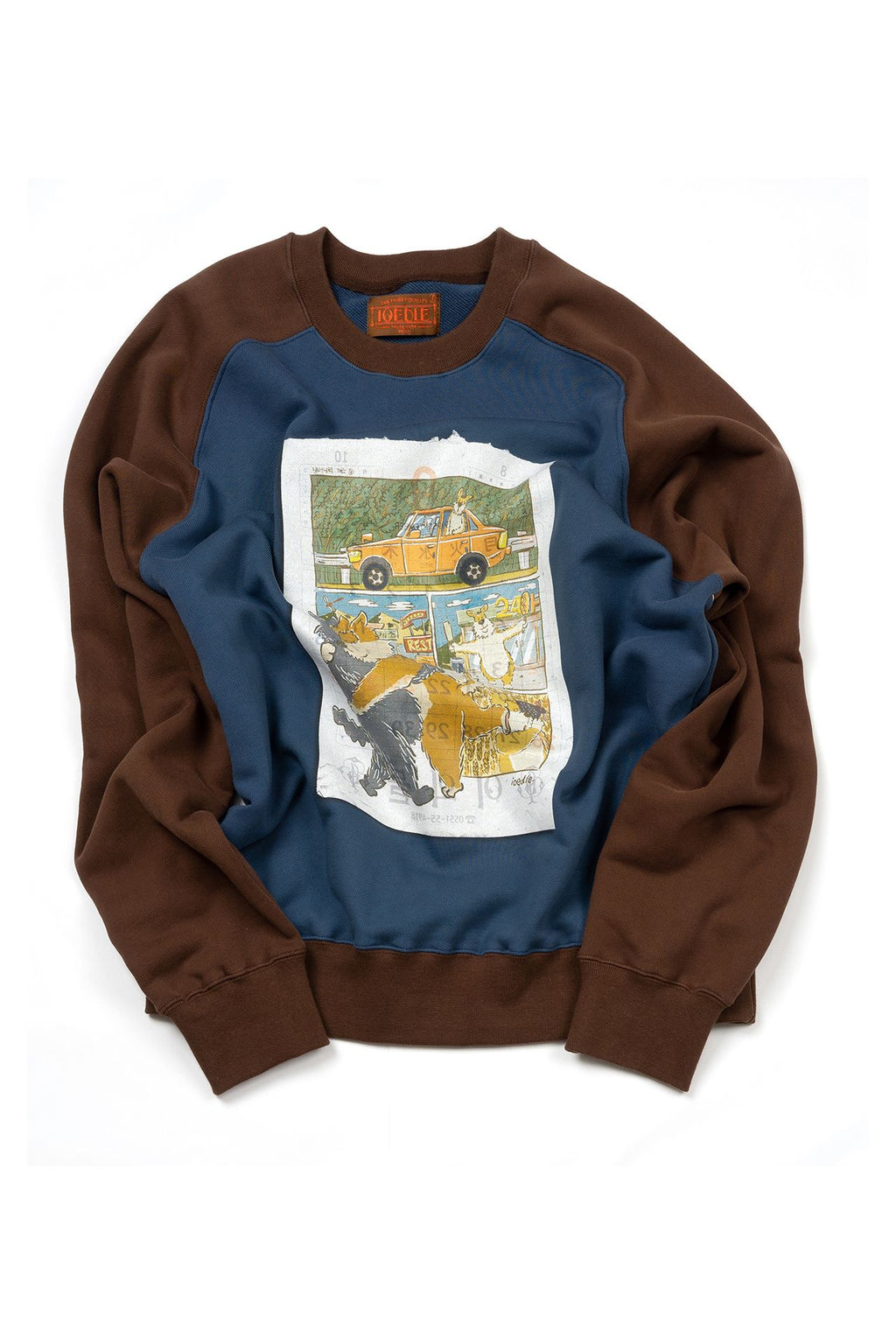 Ioedle - On The Way To Grandma’S House Sweatshirt (Navy) product image 1 | TRAB K-Fashion Australia