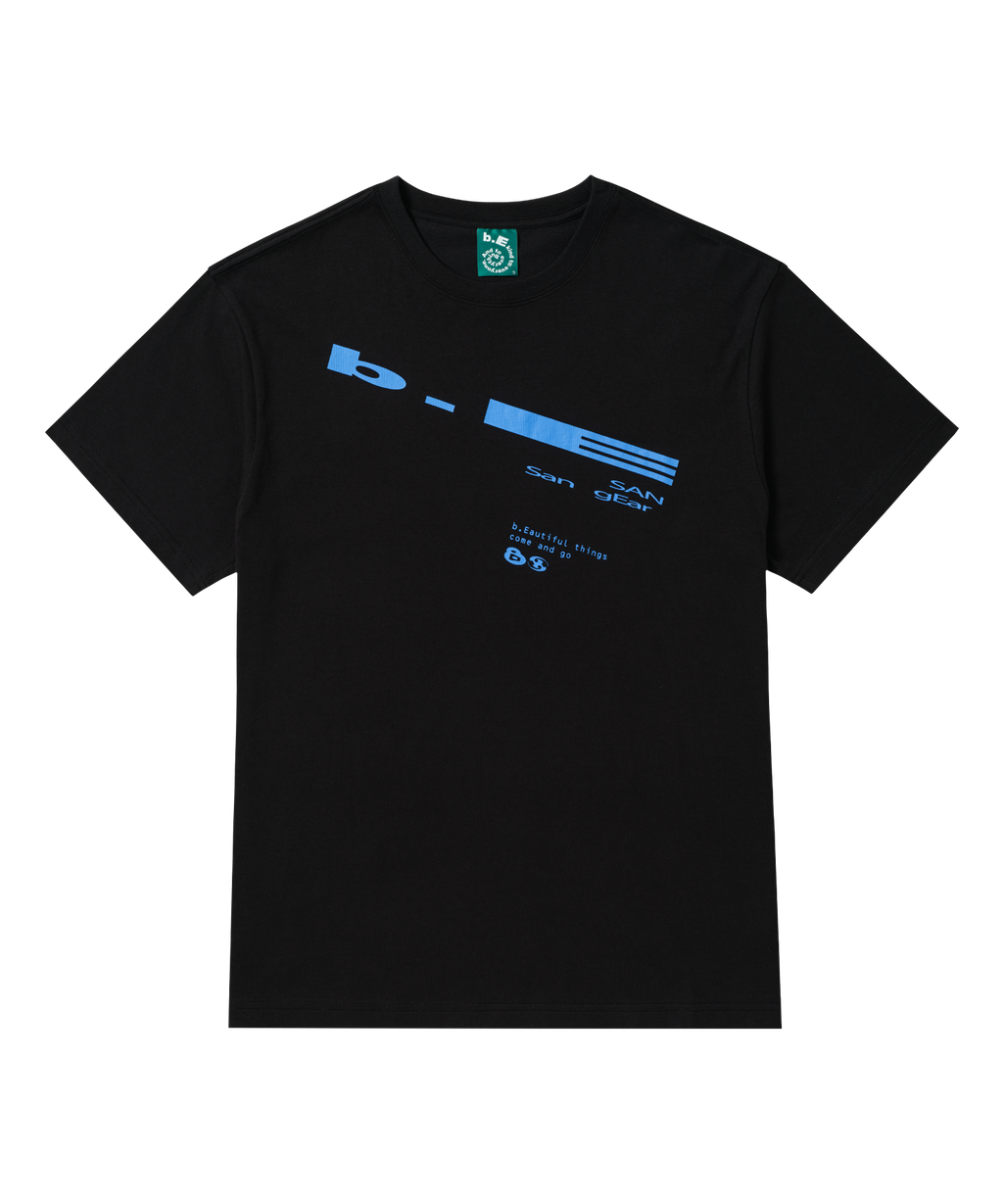 San San Gear - San San X B.E Sprout T-Shirt (Black) product image 1 | TRAB K-Fashion Australia
