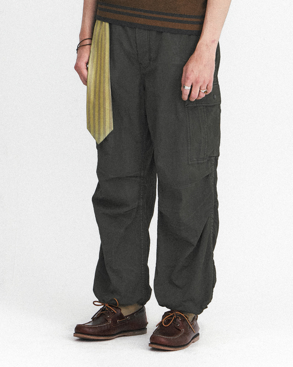 Eastlogue - Shell Easy Pants (Olive) product image 3 | TRAB K-Fashion Australia
