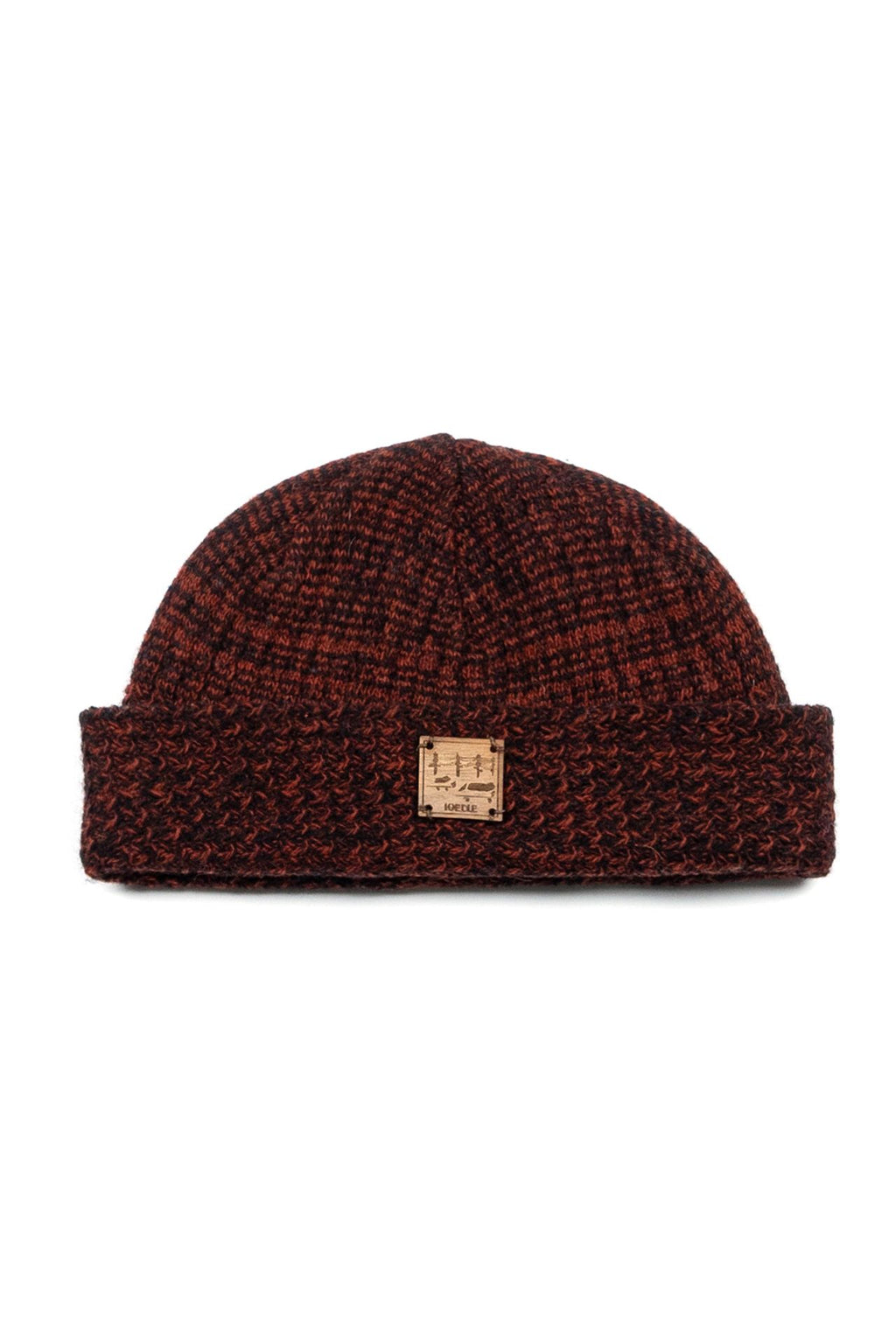 Ioedle - Flowing Landscape Short Beanie (Red Brown) product image 2 | TRAB K-Fashion Australia