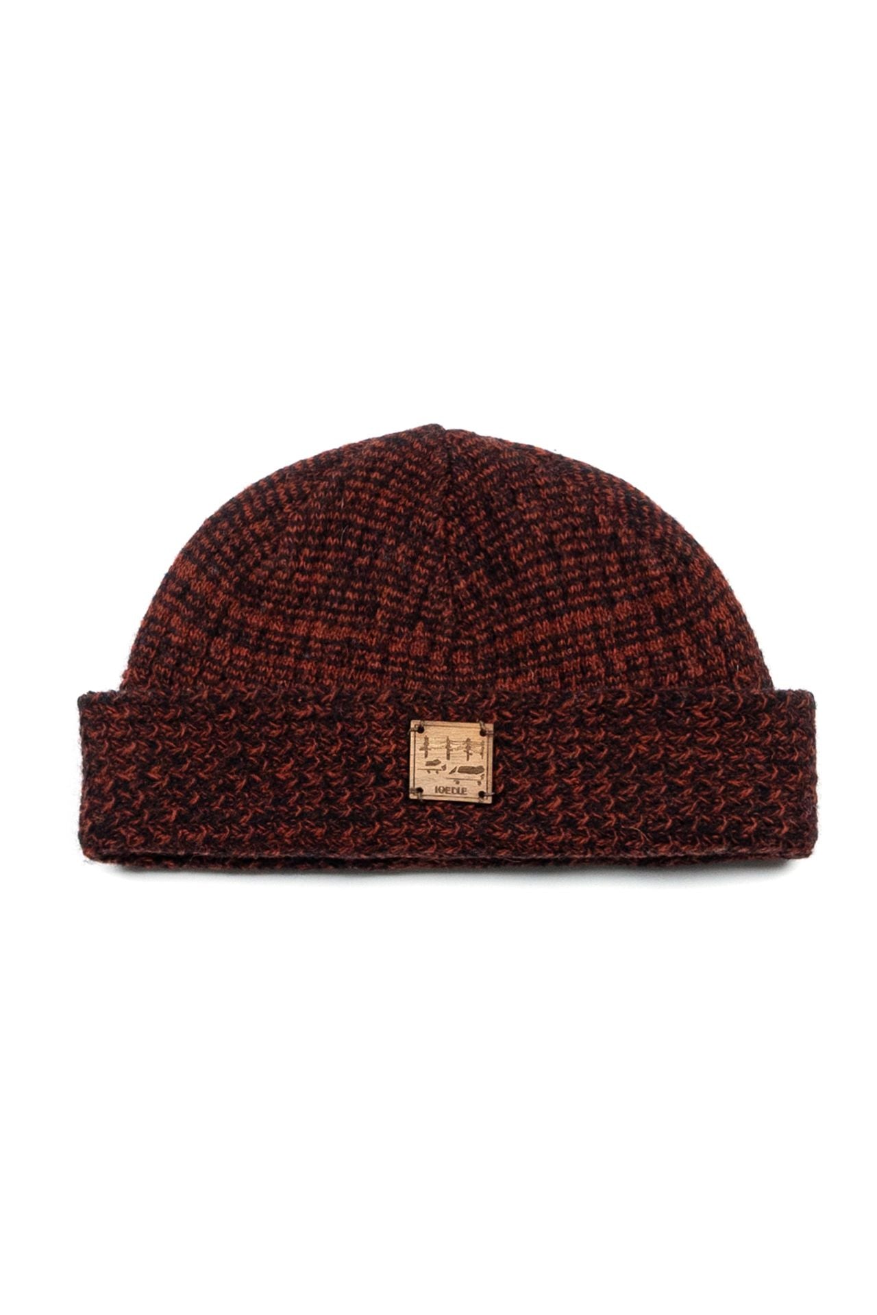 Ioedle - Flowing Landscape Short Beanie (Red Brown) product image 2 | TRAB K-Fashion Australia