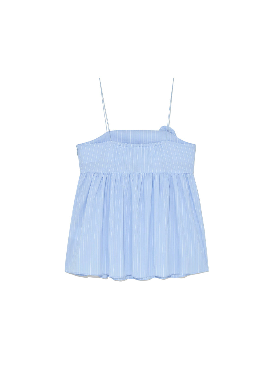 Kijun - Stripe Corsage Camisole Sky Blue Stripe product image 8 | TRAB K-Fashion Australia
