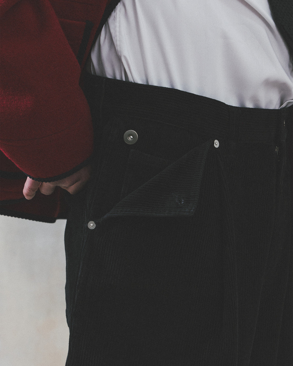 Eastlogue - Railman Work Pants (Black Corduroy) product image 4 | TRAB K-Fashion Australia
