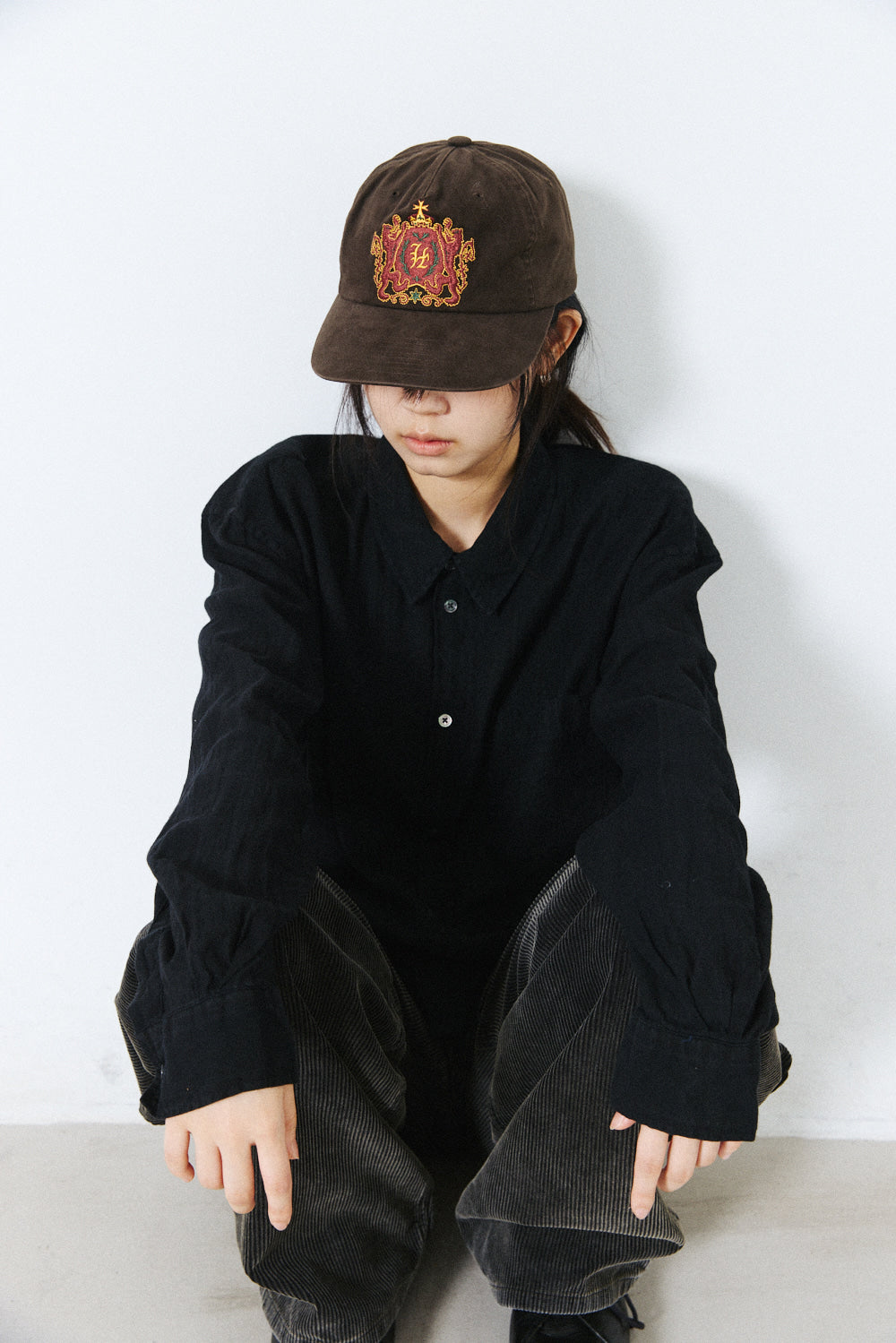 Hatchingroom - Classic Shirt Shadow Stripe (Black) product image 13 | TRAB K-Fashion Australia