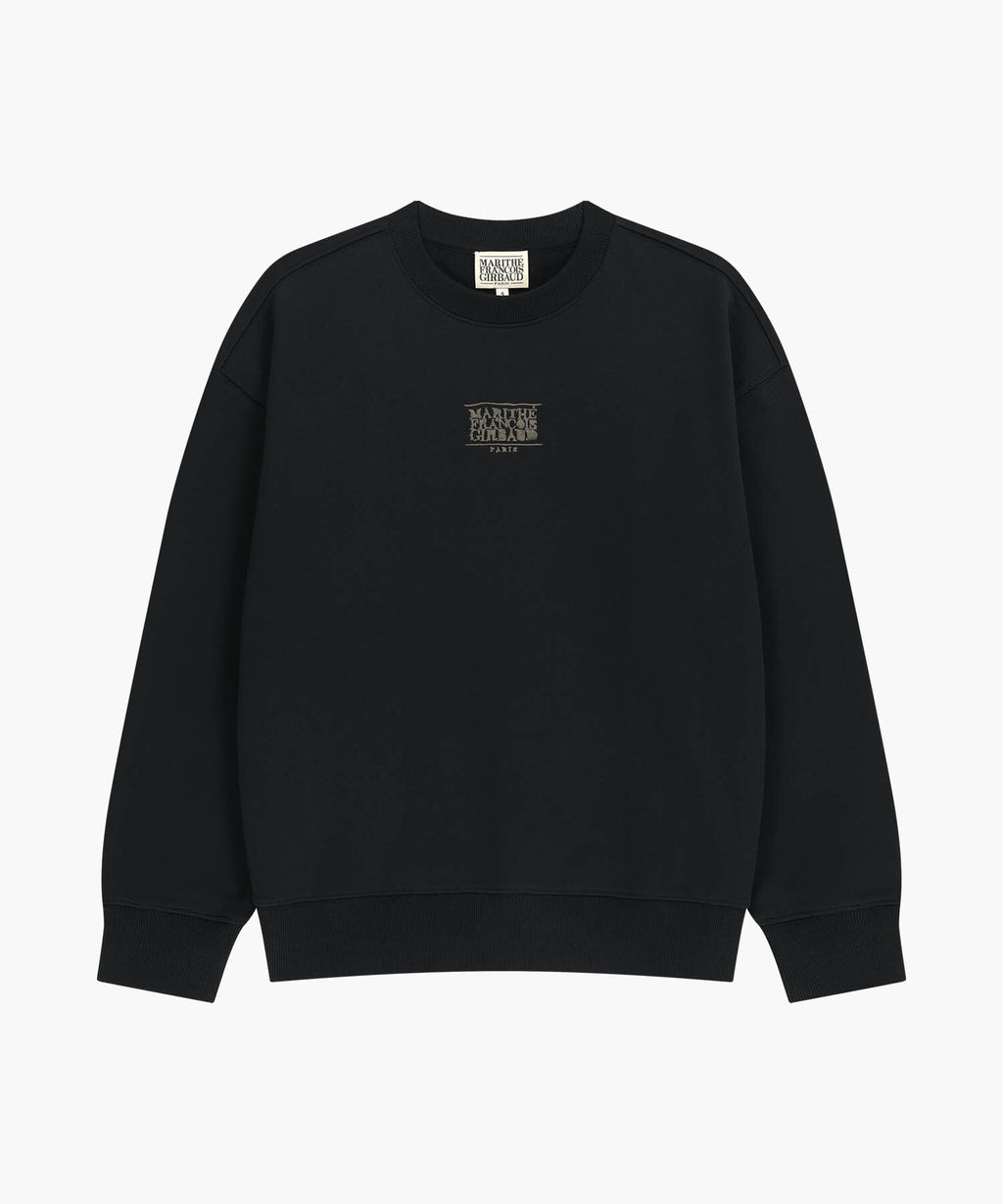 Marithe & Francois Girbaud - Drawing Classic Logo Sweatshirt (Black) product image 6 | TRAB K-Fashion Australia