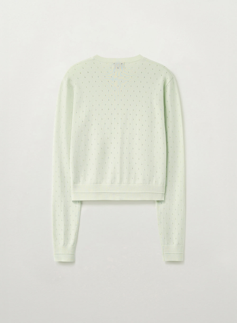 Satur - [ShinYeeun Pick] (W) Pointel Crewneck Cardigan (Mint) product image 3 | TRAB K-Fashion Australia