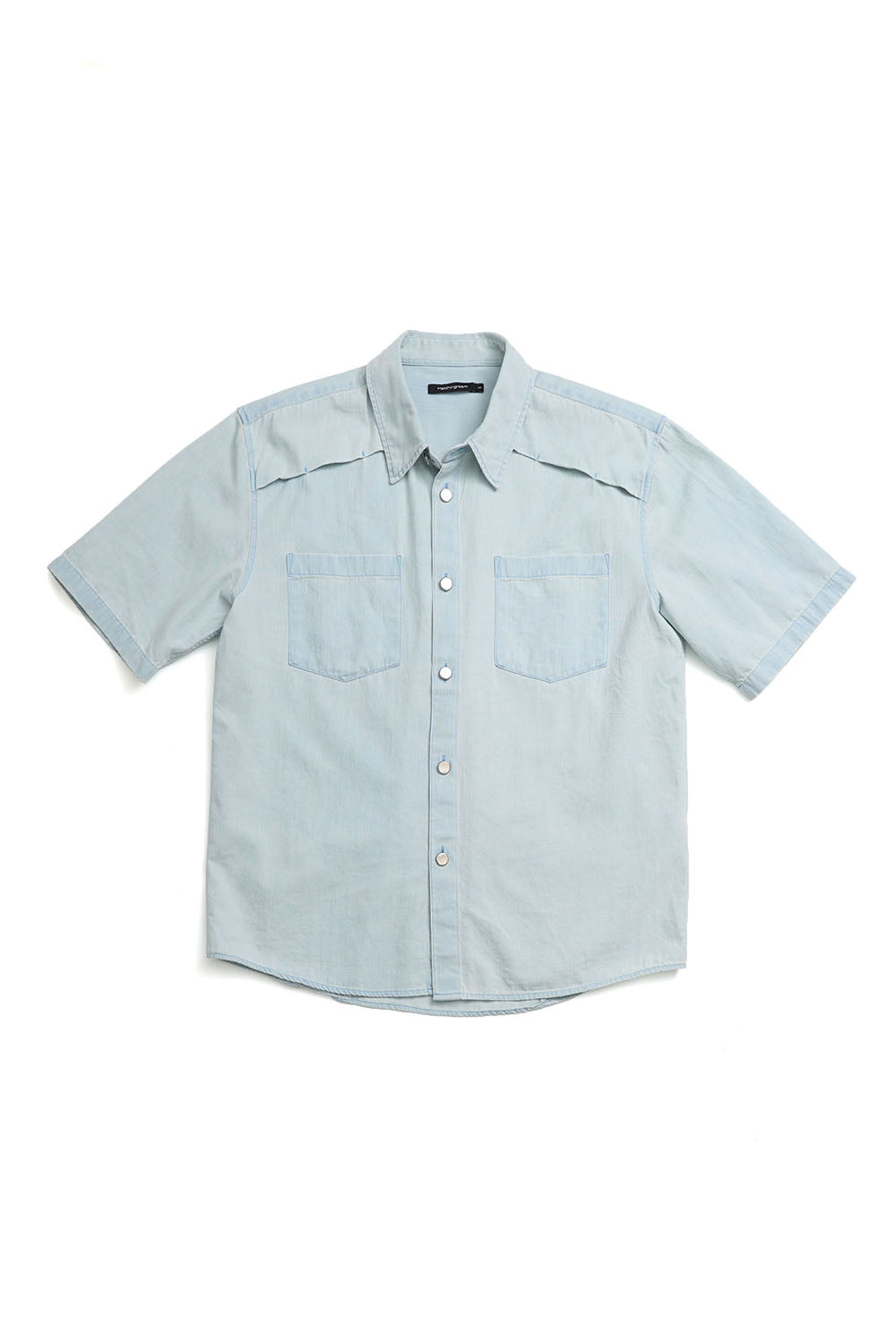 Hatchingroom - Vented Shirt Denim Washed (Blue) product image 1 | TRAB K-Fashion Australia