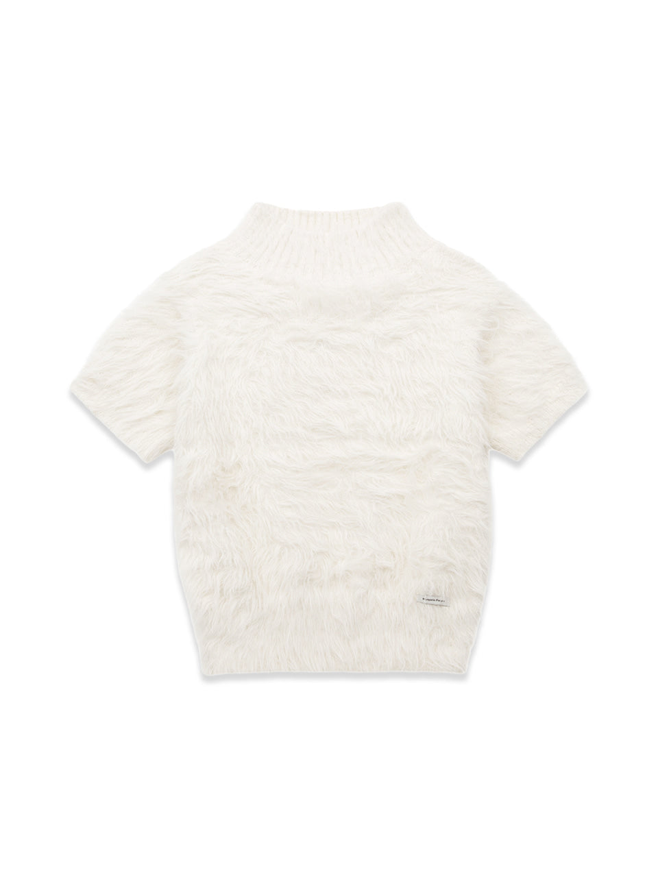 Margarin Fingers - Hairy High Neck Knit (Ivory) product image 2 | TRAB K-Fashion Australia