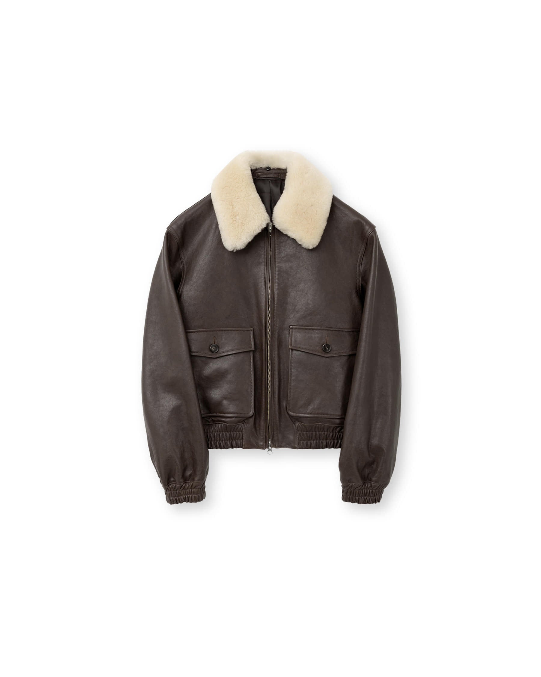 Brownyard - A-2 Leather Jacket (Brown) product image 5 | TRAB K-Fashion Australia