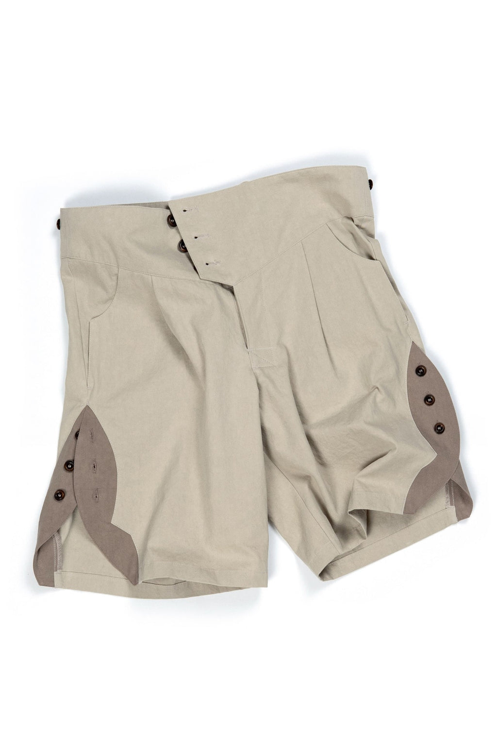 Ioedle - Rocket Slit Shorts (Beige) product image 2 | TRAB K-Fashion Australia