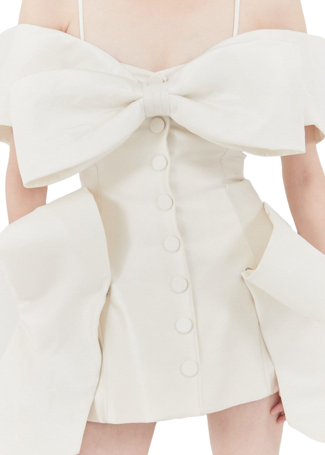 Kimhe Kim - Seraphim Mini Dress (White) product image 10 | TRAB K-Fashion Australia