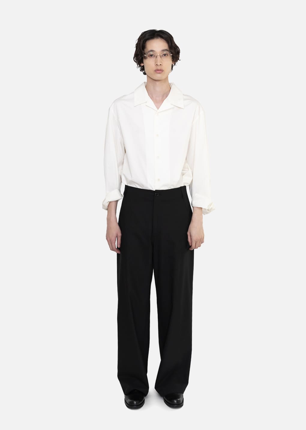 Amomento - Wool Wide Pants (Black) product image 2 | TRAB K-Fashion Australia