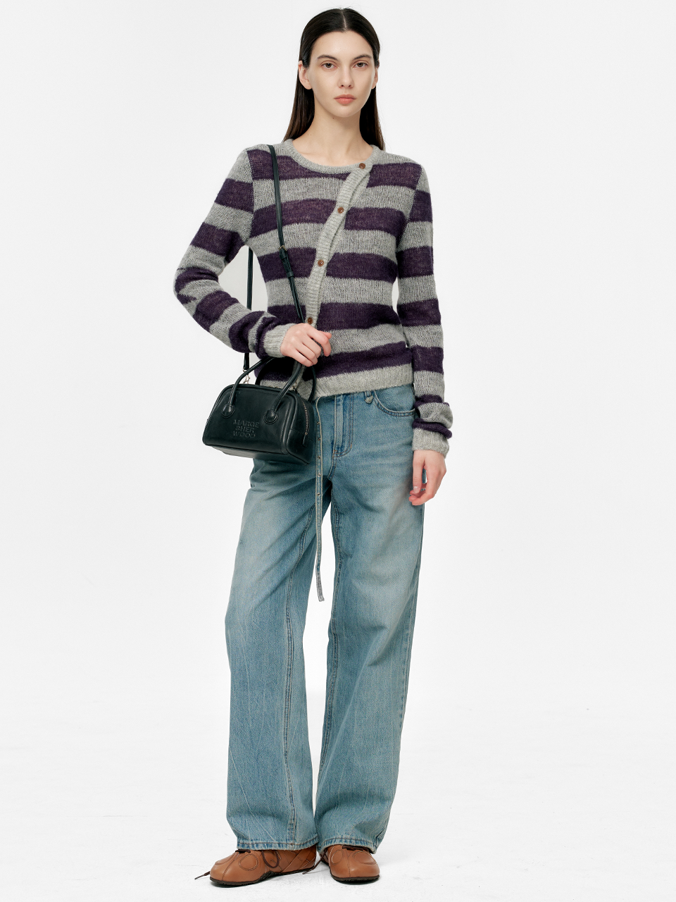 Marge Sherwood - Soft Tote Mini (Navy Pull-Up) product image 3 | TRAB K-Fashion Australia