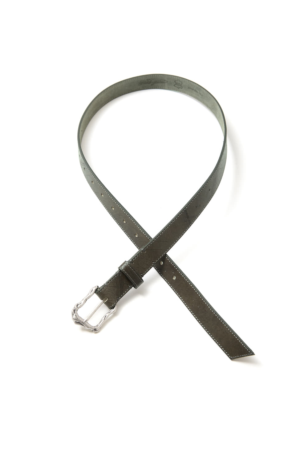 Hatchingroom - Rock Buckle Belt (Khaki) product image 1 | TRAB K-Fashion Australia