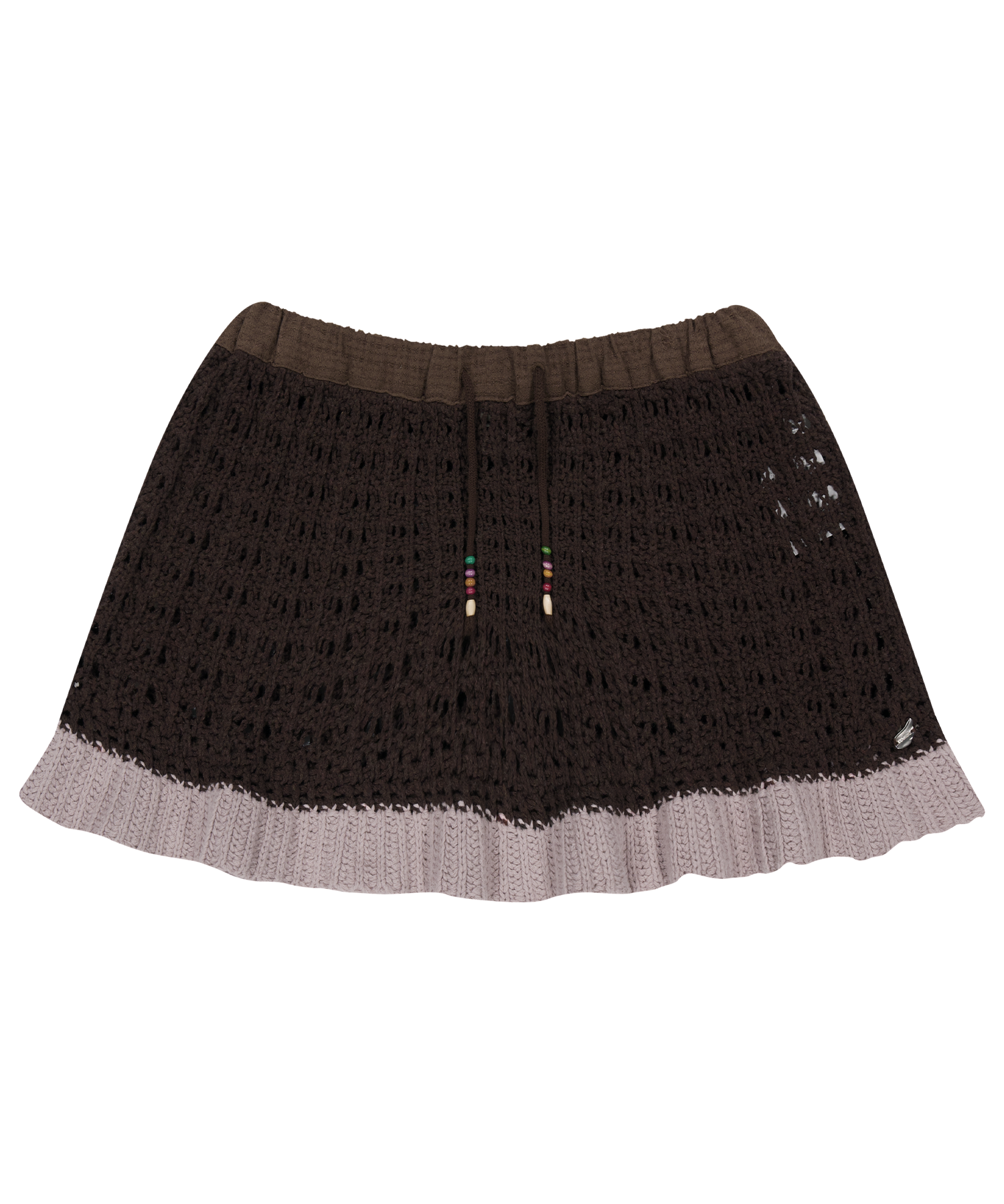 Coyseio - Layered Knit Skirt (Brown) product image 1 | TRAB K-Fashion Australia