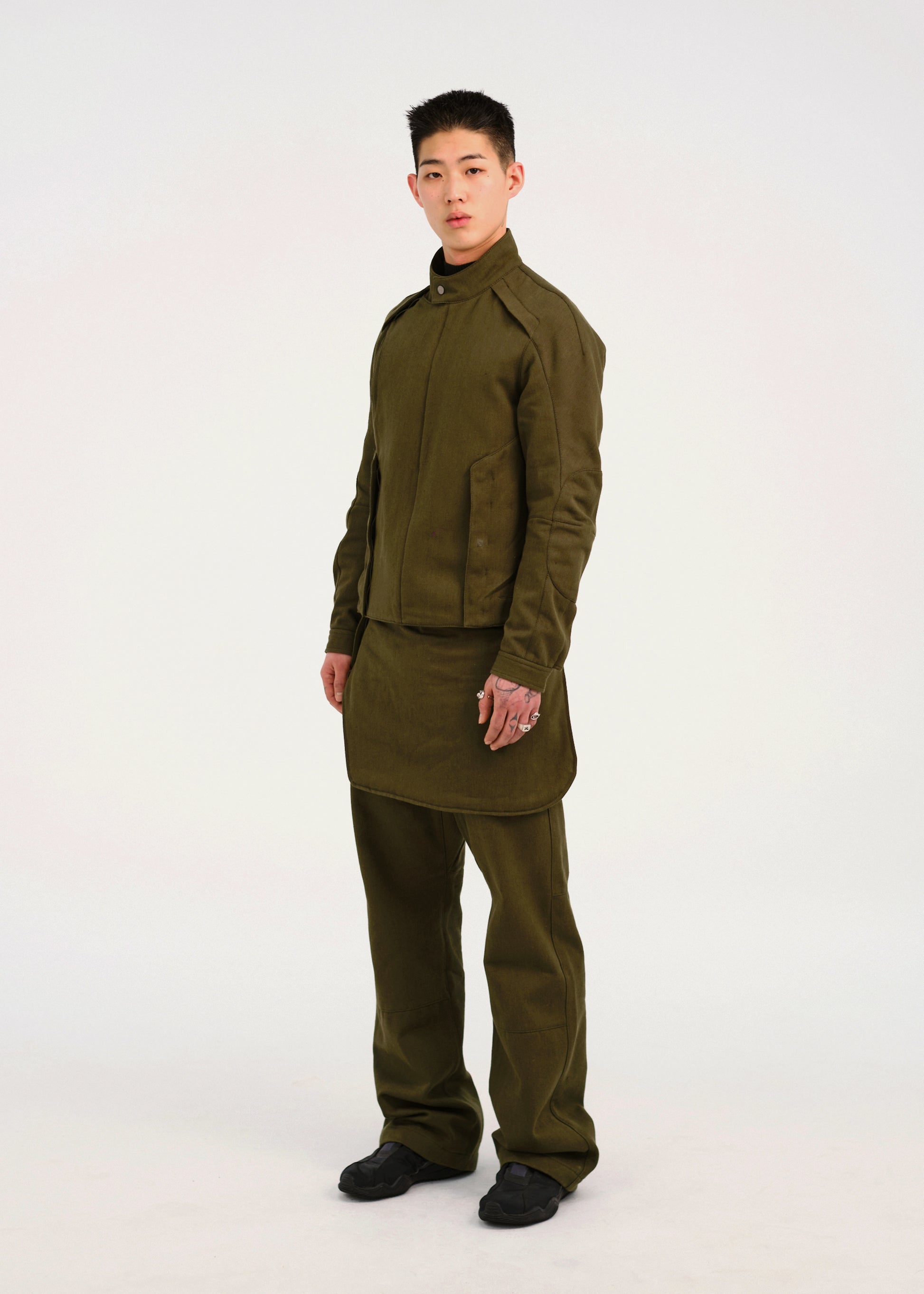 Hyein Seo - Flap Jacket (Khaki) product image 6 | TRAB K-Fashion Australia