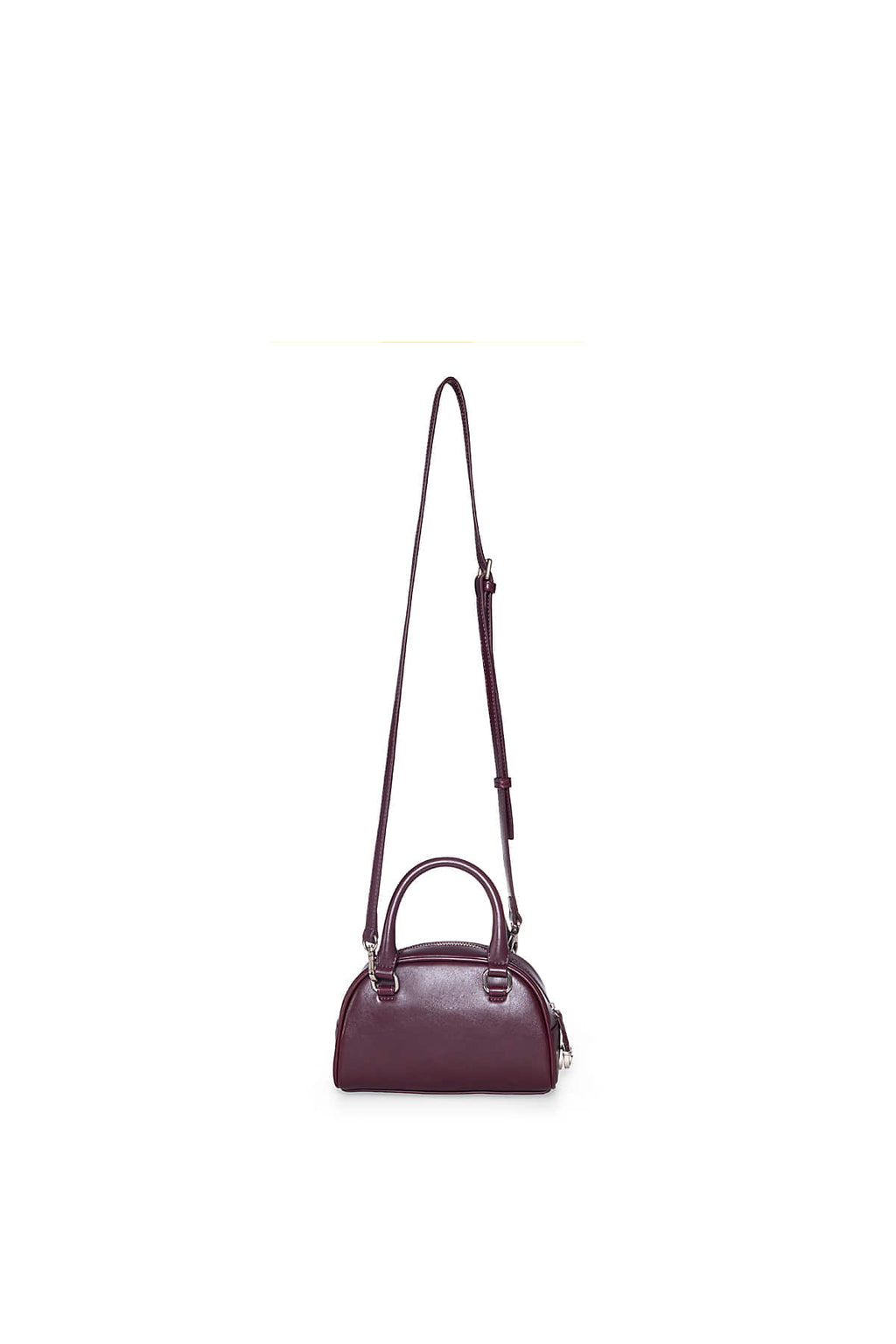 Matin Kim - Halfmoon Baby Bowling Bag (Wine) product image 2 | TRAB K-Fashion Australia