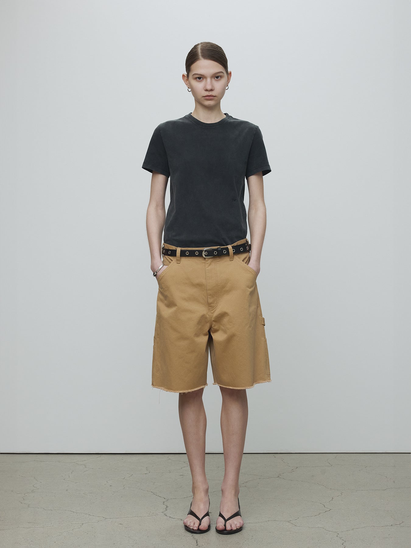 Tonywack - Signature Garment Dyed T-Shirt (Faded Black) product image 1 | TRAB K-Fashion Australia