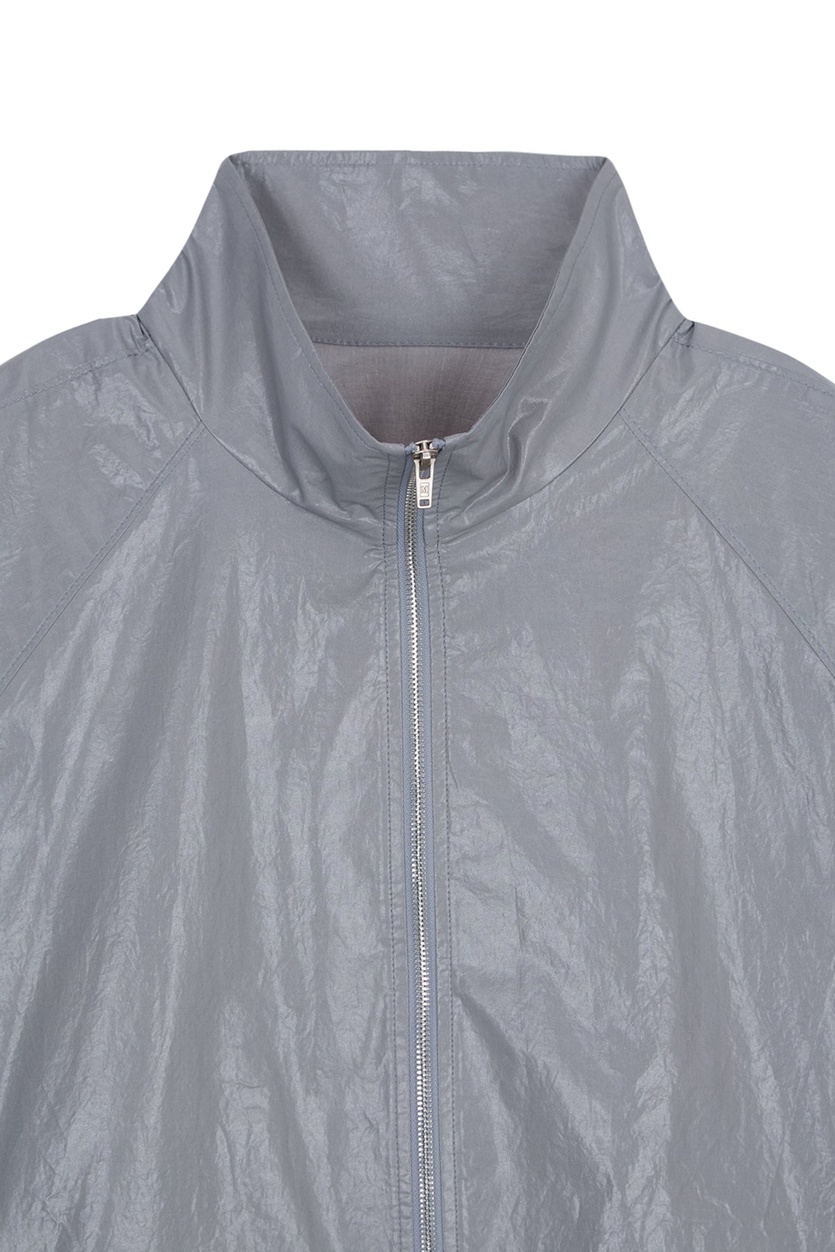 Matin Kim - Matin Kim Logo Coating Jumper (Dark Grey) | TRAB K-Fash