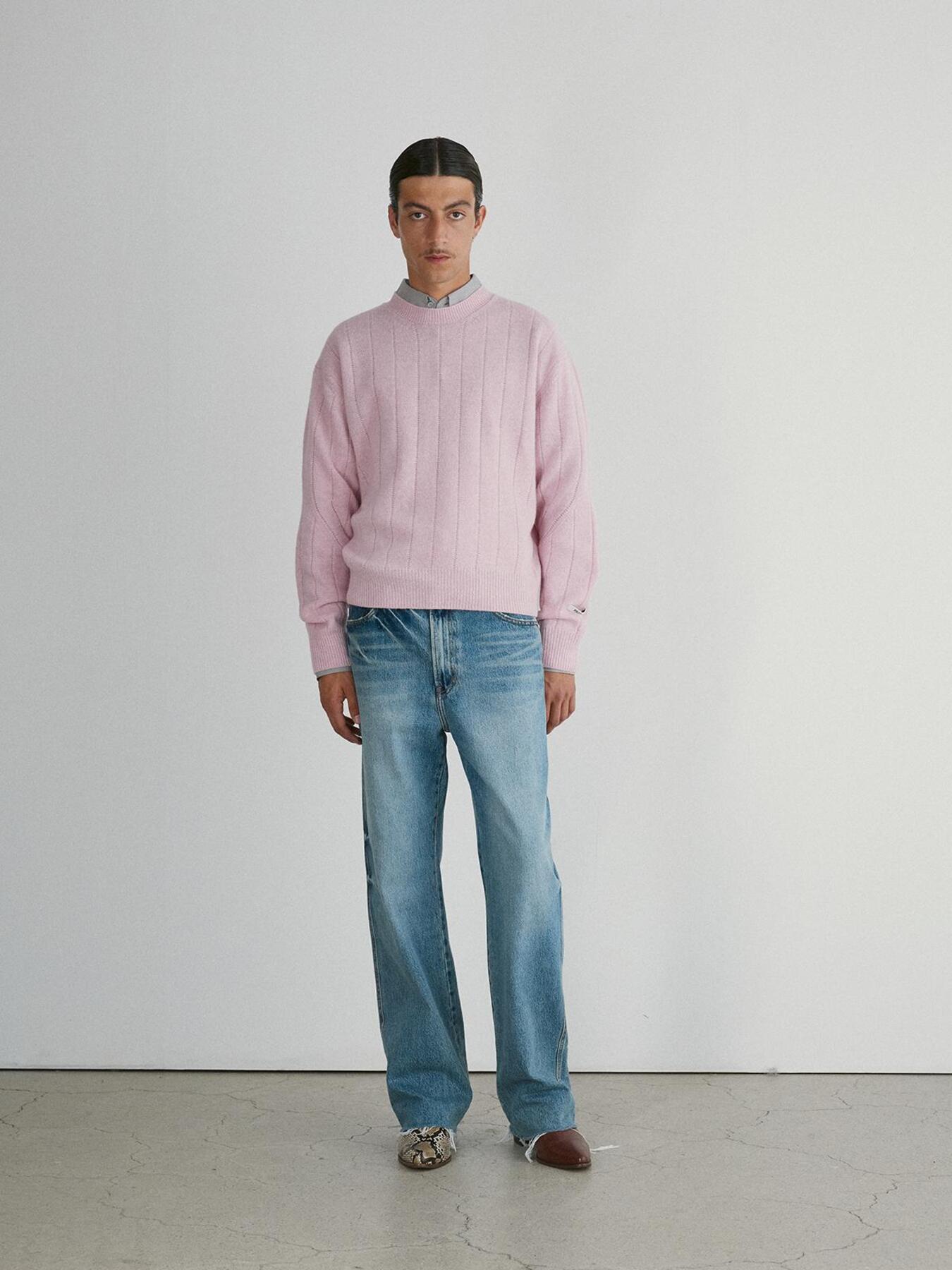 Recto - Theo Washed Denim Pants (Dusty Blue) product image 2 | TRAB K-Fashion Australia