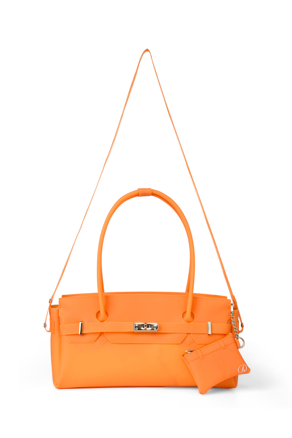 Deinet - [free Card Wallet] Jelly Two-Way Bag (Orange) product image 5 | TRAB K-Fashion Australia