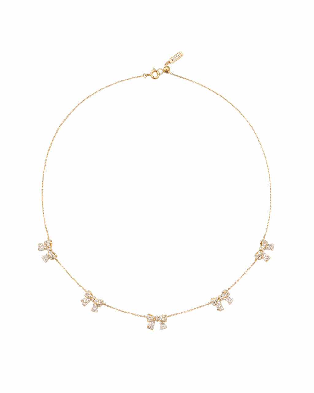 Numbering - Pave Ribbon Necklace #3806 product image 4 | TRAB K-Fashion Australia