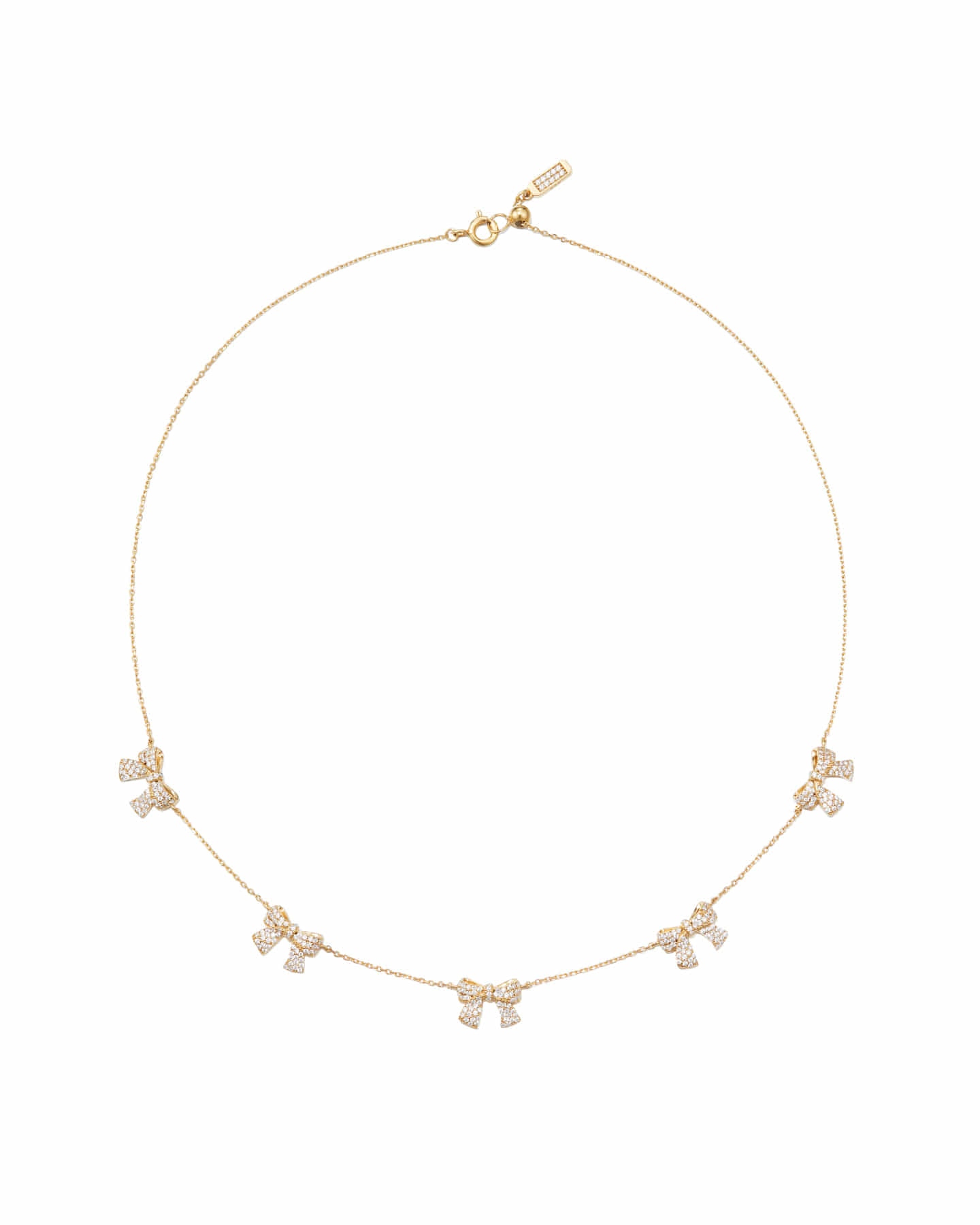 Numbering - Pave Ribbon Necklace #3806 product image 4 | TRAB K-Fashion Australia