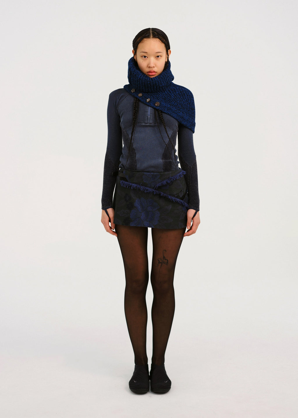 Hyein Seo - Wool Snood (Deep Blue) product image 1 | TRAB K-Fashion Australia