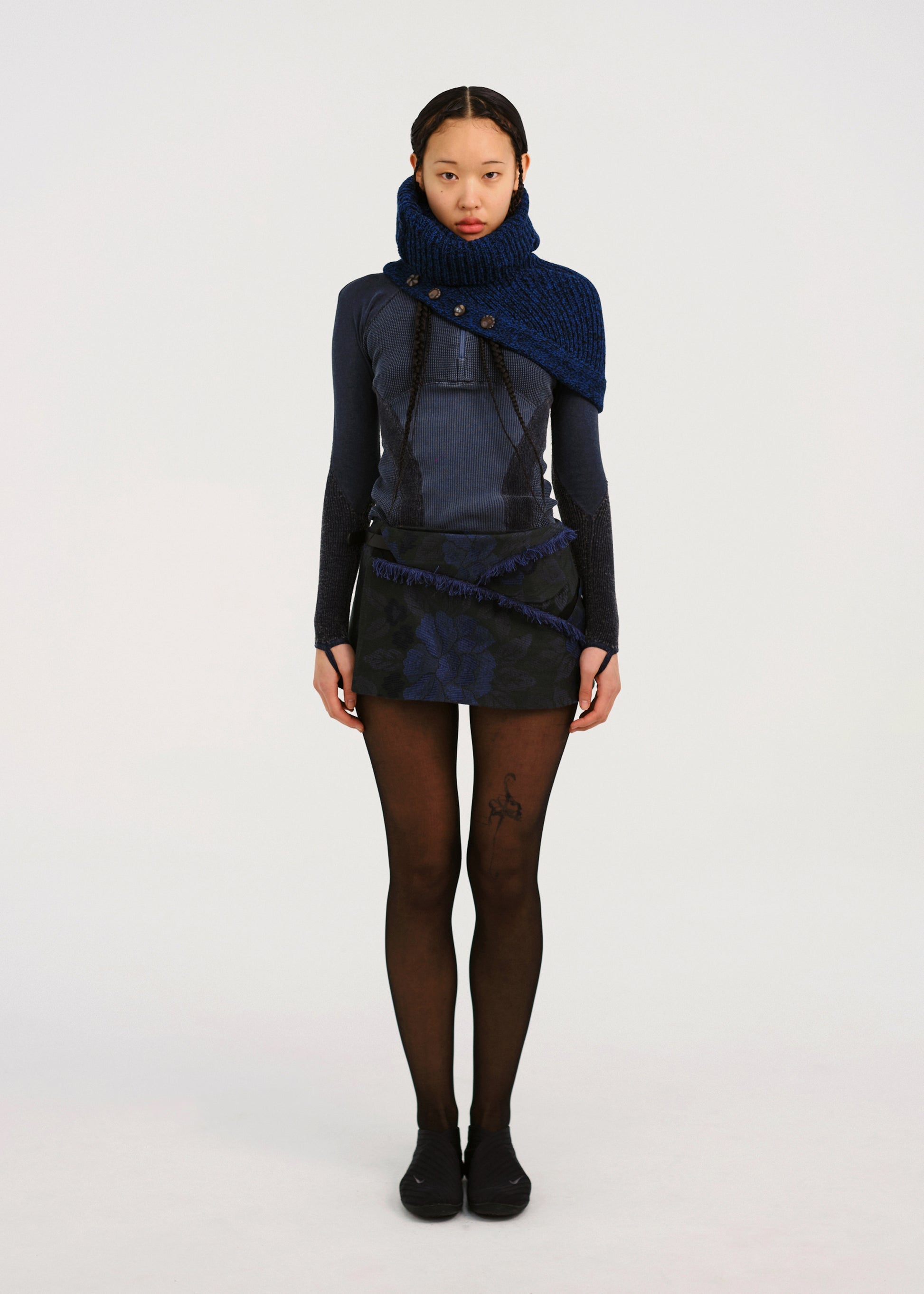 Hyein Seo - Wool Snood (Deep Blue) product image 1 | TRAB K-Fashion Australia