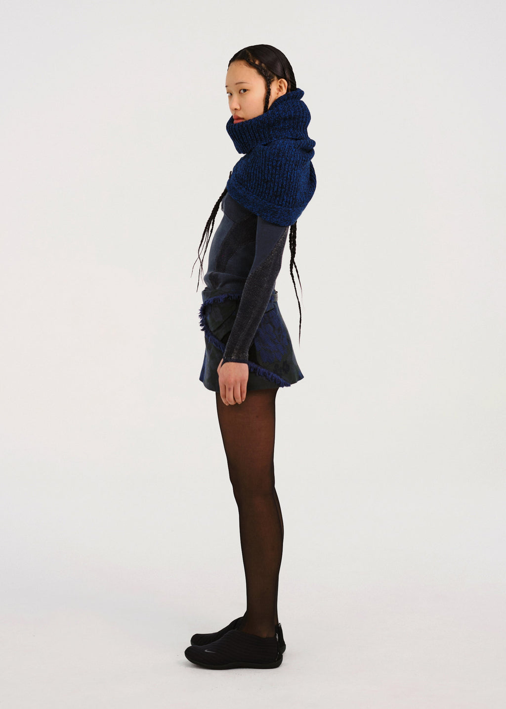 Hyein Seo - Wool Snood (Deep Blue) product image 3 | TRAB K-Fashion Australia