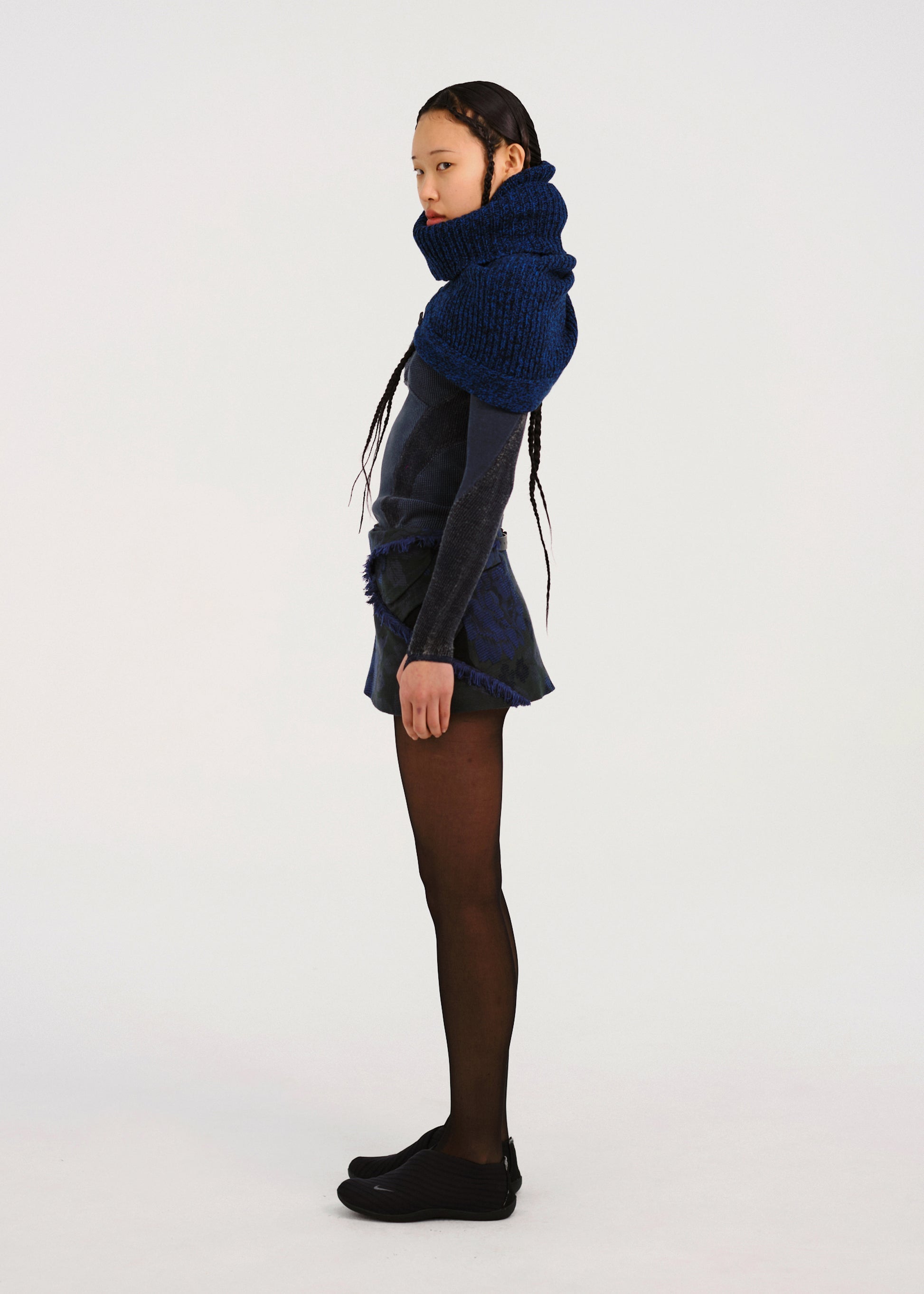 Hyein Seo - Wool Snood (Deep Blue) product image 3 | TRAB K-Fashion Australia