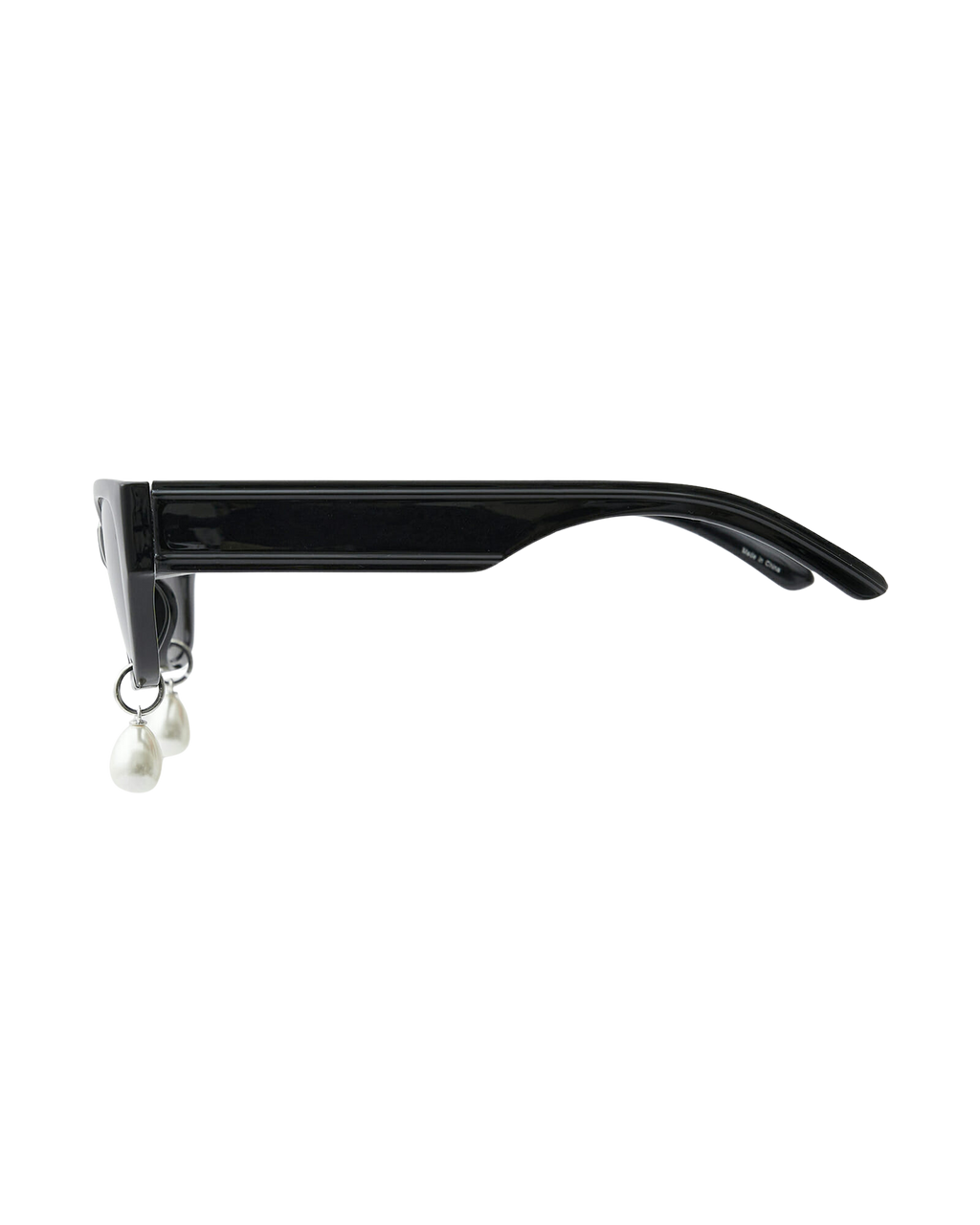 Kimhe Kim - Pearl Tears Cat-Eye Sunglasses (Black) product image 3 | TRAB K-Fashion Australia