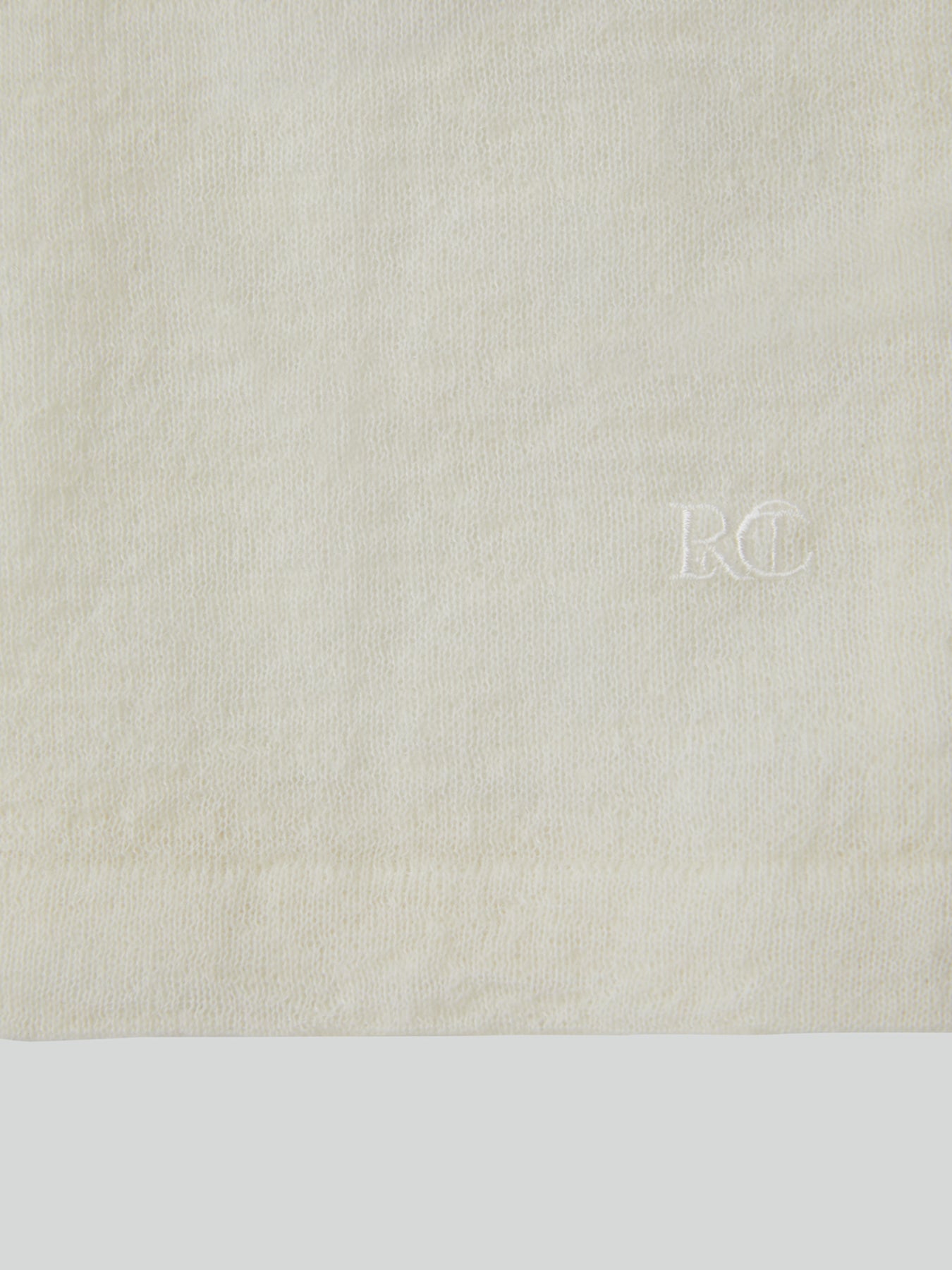 Recto - Rc Embroidery Sheer Knit Top (Cream) product image 14 | TRAB K-Fashion Australia