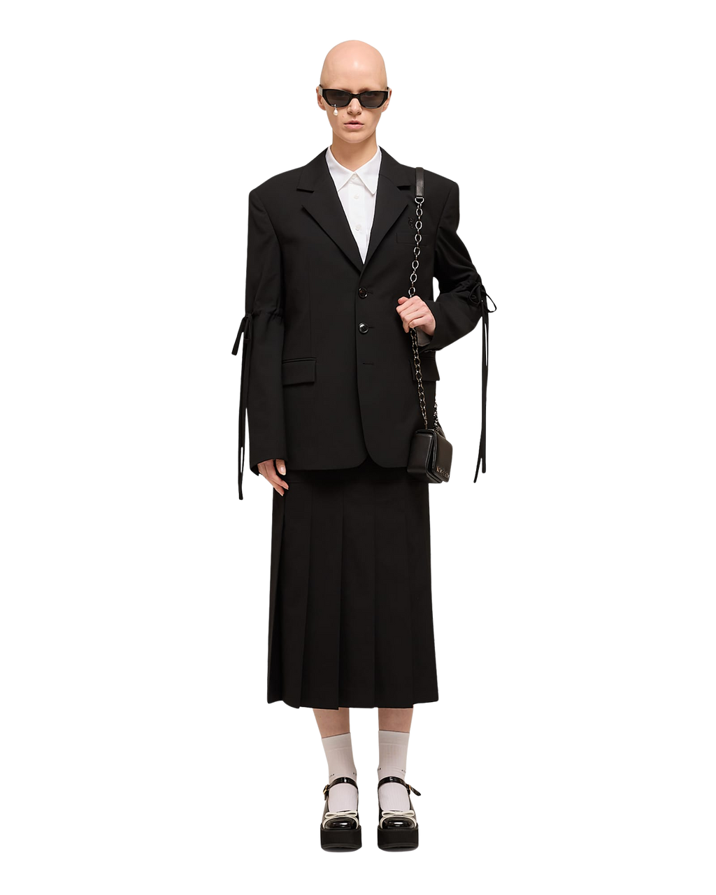 Kimhe Kim - Pearl Tear Cat-Eye Sunglasses (Black) product image 17 | TRAB K-Fashion Australia