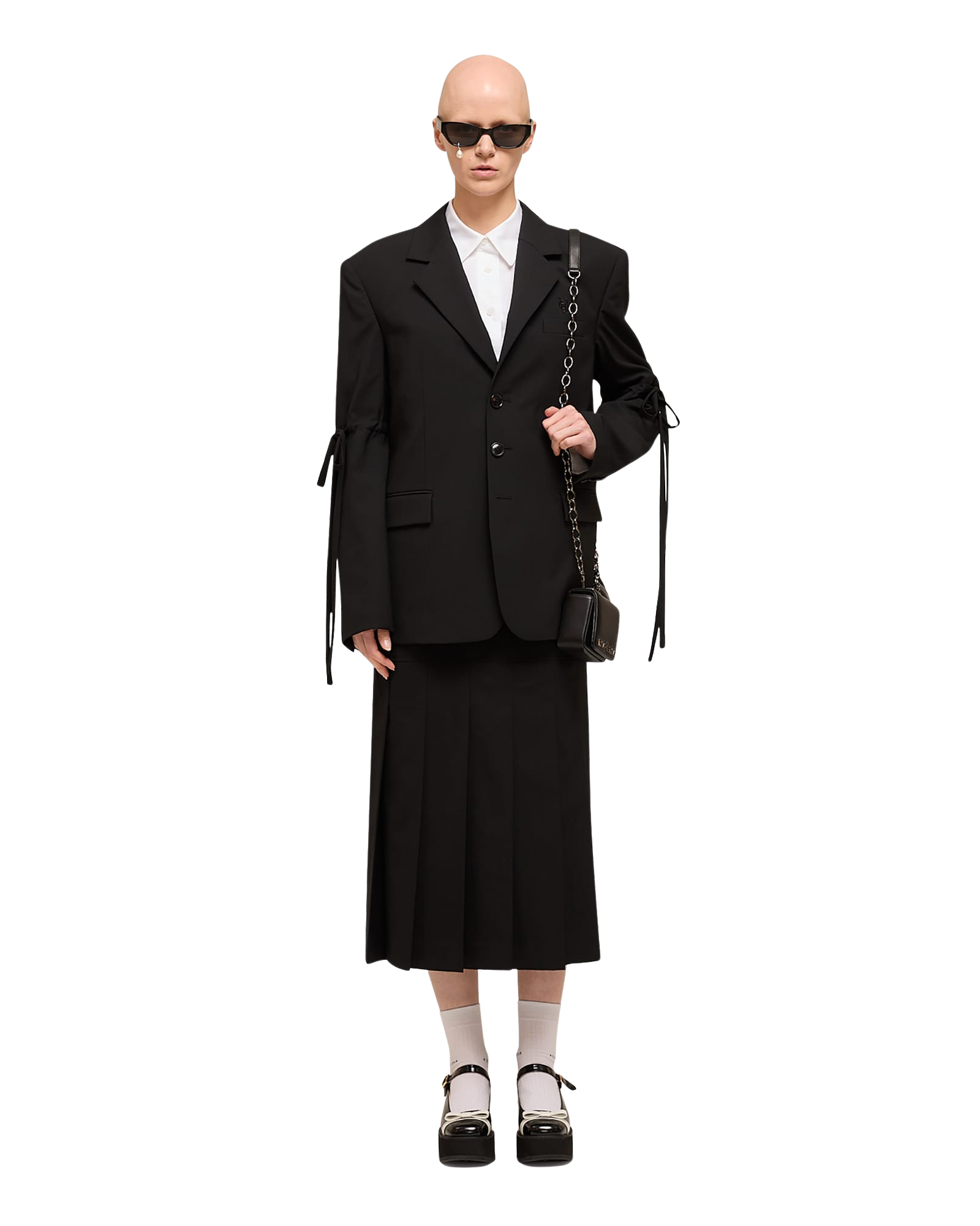 Kimhe Kim - Pearl Tear Cat-Eye Sunglasses (Black) product image 17 | TRAB K-Fashion Australia