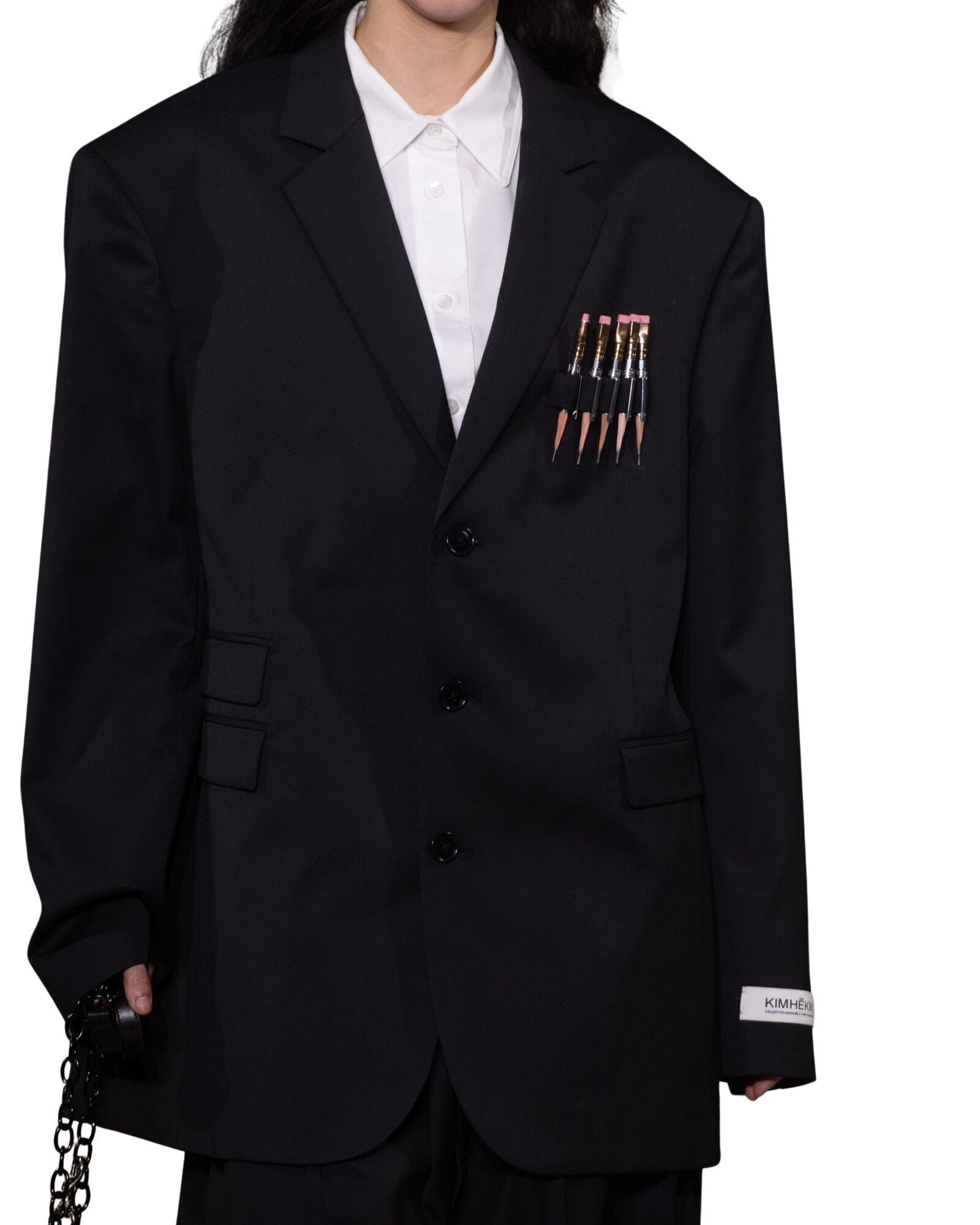 Kimhe Kim - Pen Holder Jacket (Black) product image 3 | TRAB K-Fashion Australia