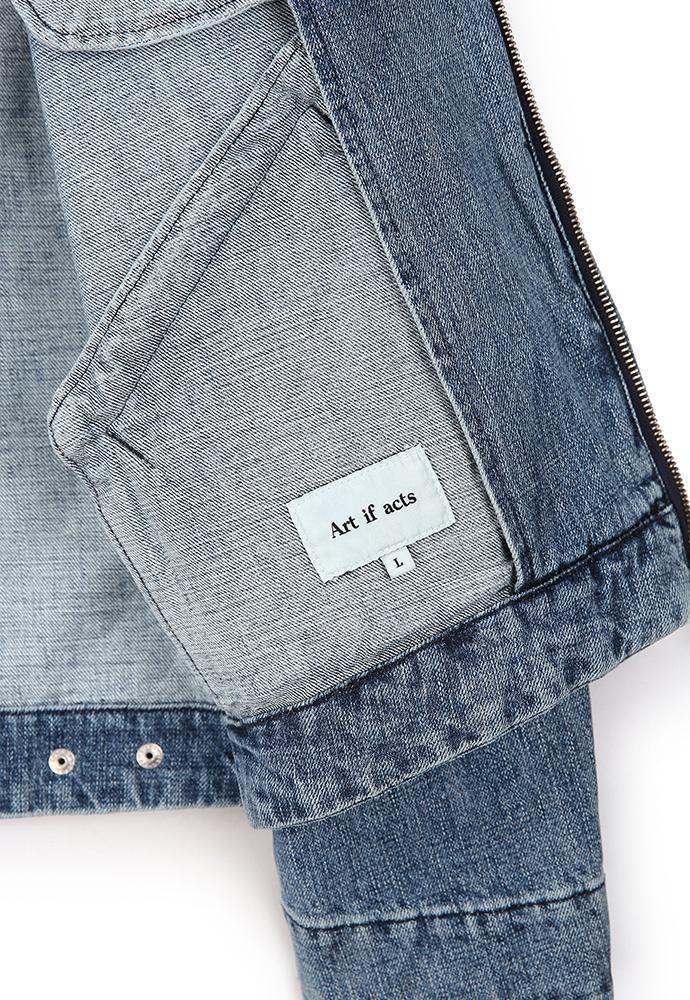 Art if acts - Marina Denim Work Jacket (Mid Blue) product image 13 | TRAB K-Fashion Australia