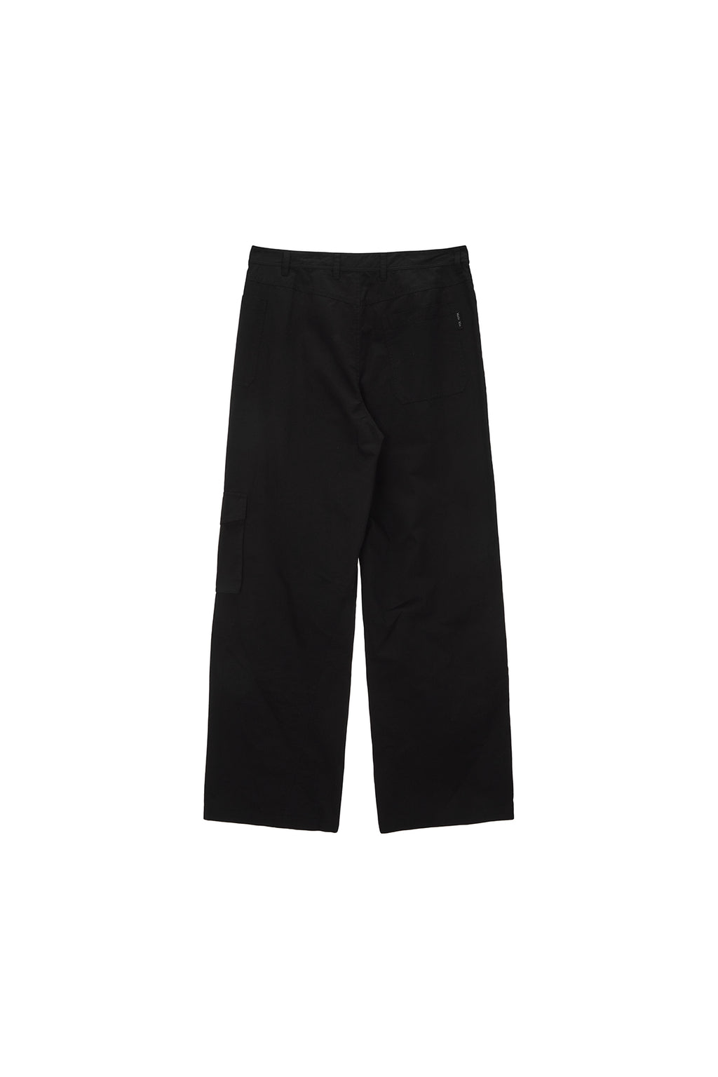 Matin Kim - Asymmetric Chino Trouser (Black) product image 2 | TRAB K-Fashion Australia