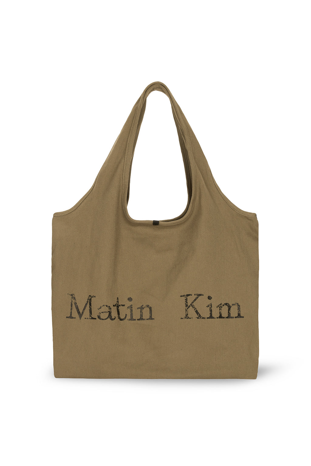Matin Kim - Matin Cracked Logo Ecobag (Black) product image 5 | TRAB K-Fashion Australia