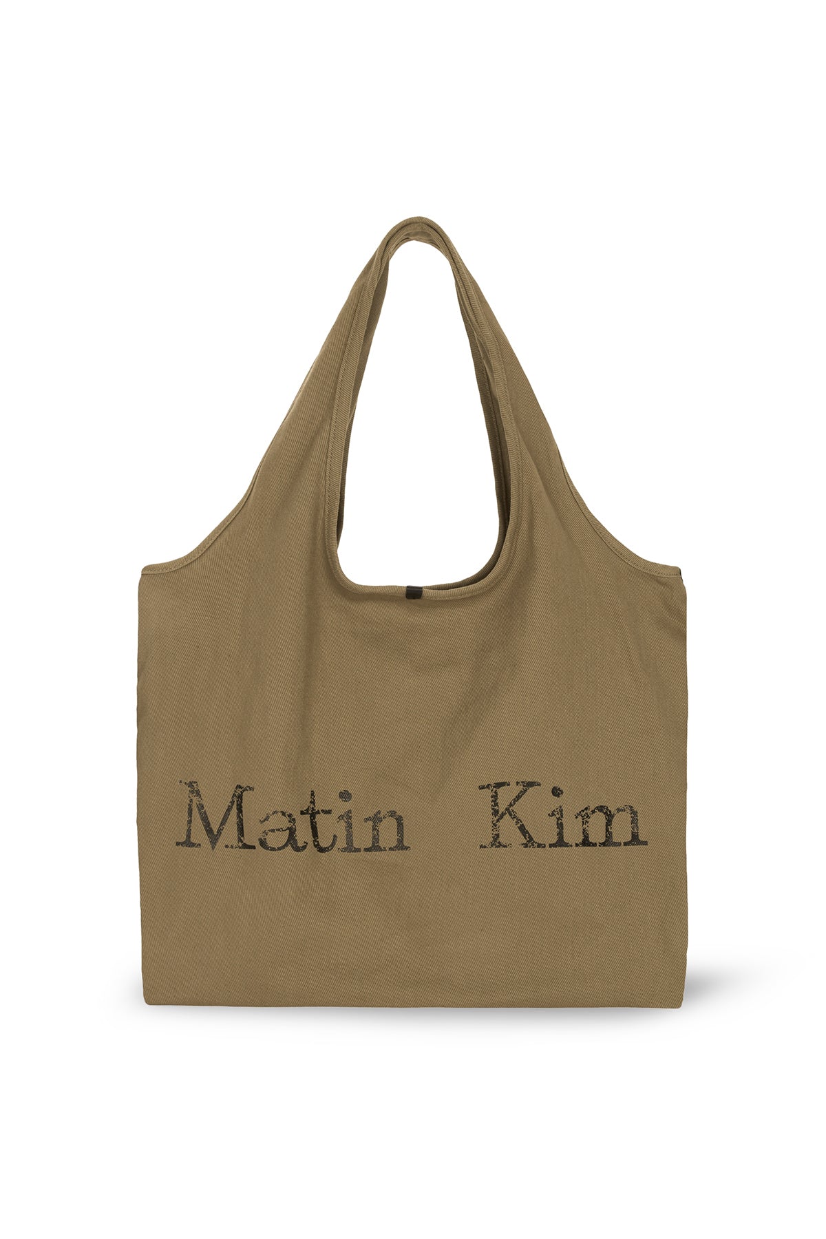 Matin Kim - Matin Cracked Logo Ecobag (Black) product image 5 | TRAB K-Fashion Australia