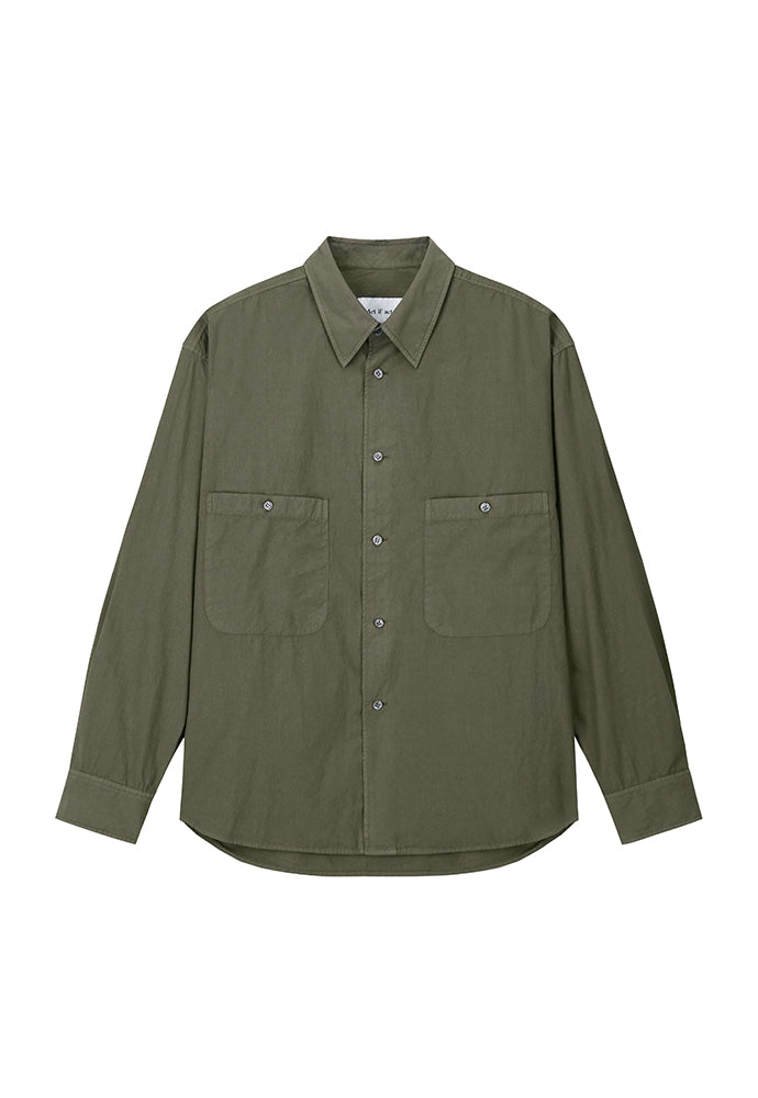 Art if acts - Two Pocket Shirt (Olive) product image 7 | TRAB K-Fashion Australia
