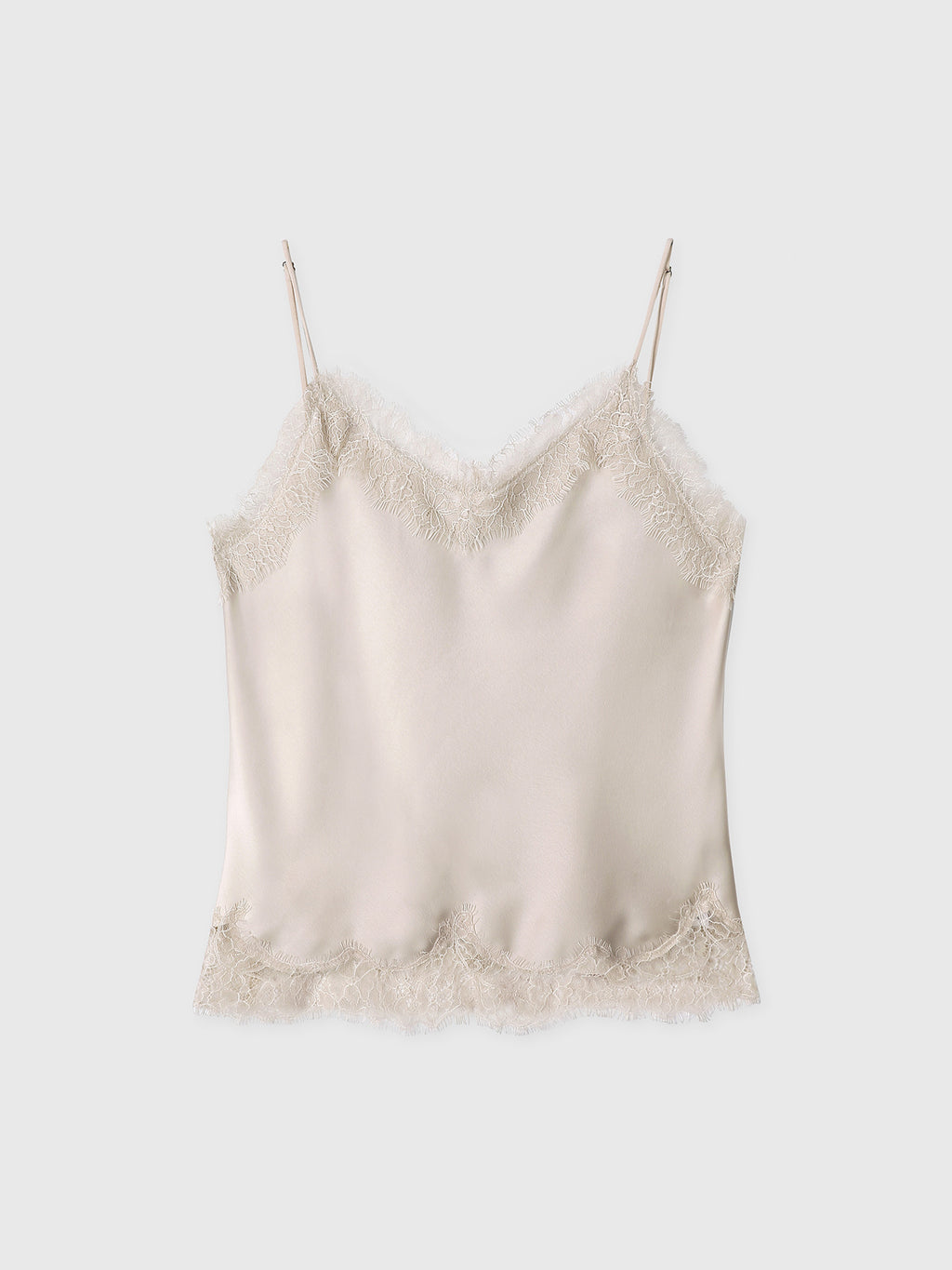 Tonywack - Satin Lace Camisole (Beige) product image 11 | TRAB K-Fashion Australia